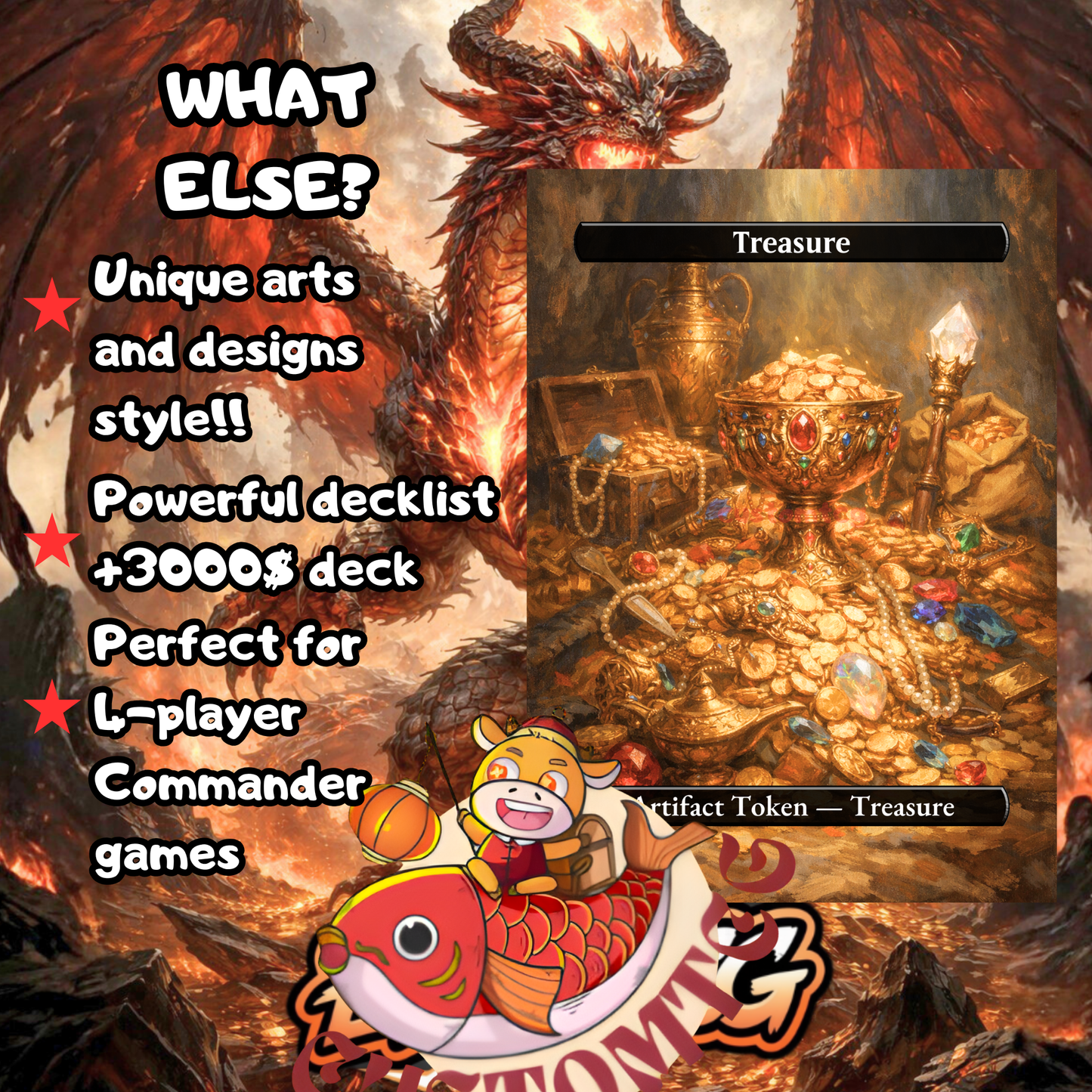 Ziatora, the Incinerator – Custom Deck 🐉💰