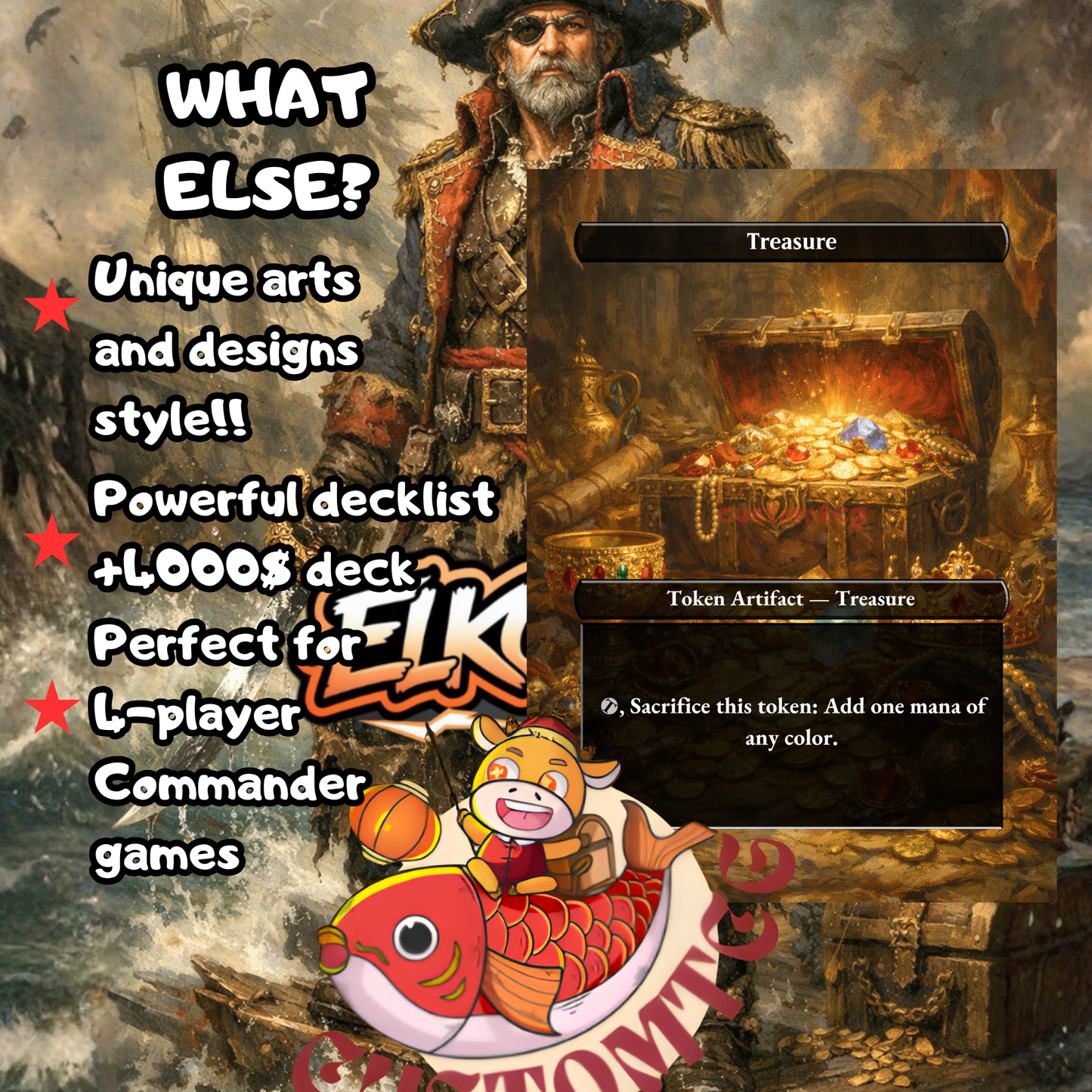 Admiral Brass, Unsinkable Custom Deck