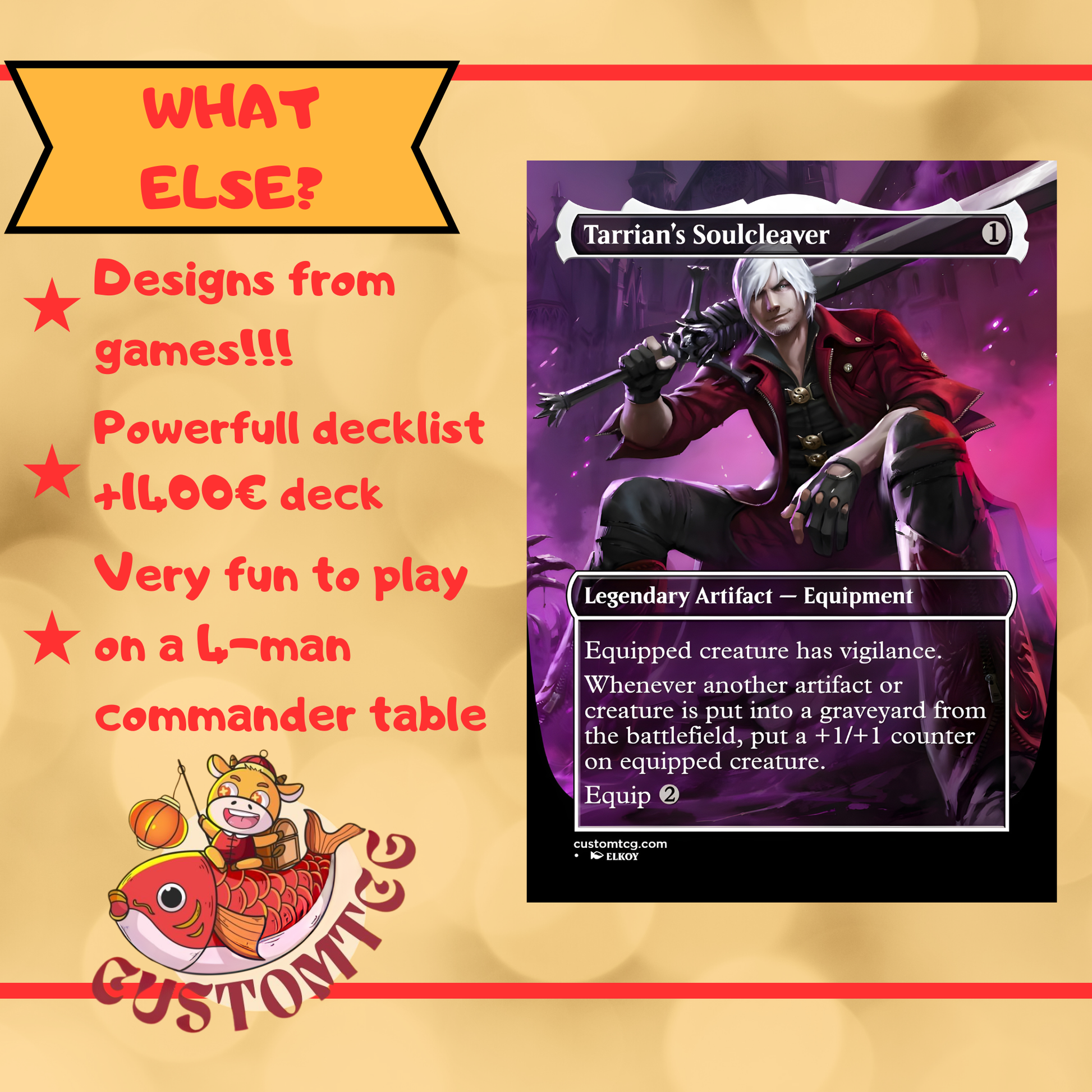 Devil May Cry Custom Deck