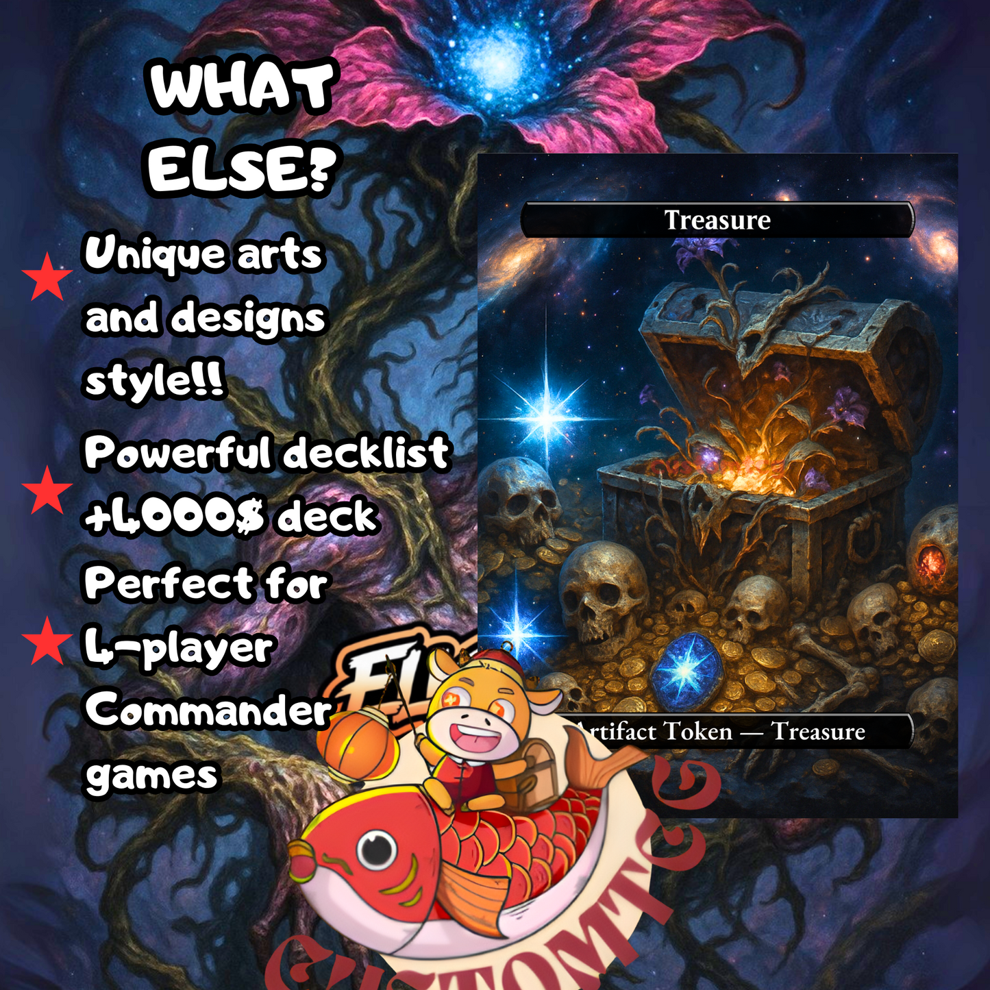 The Necrobloom V2 Custom Deck