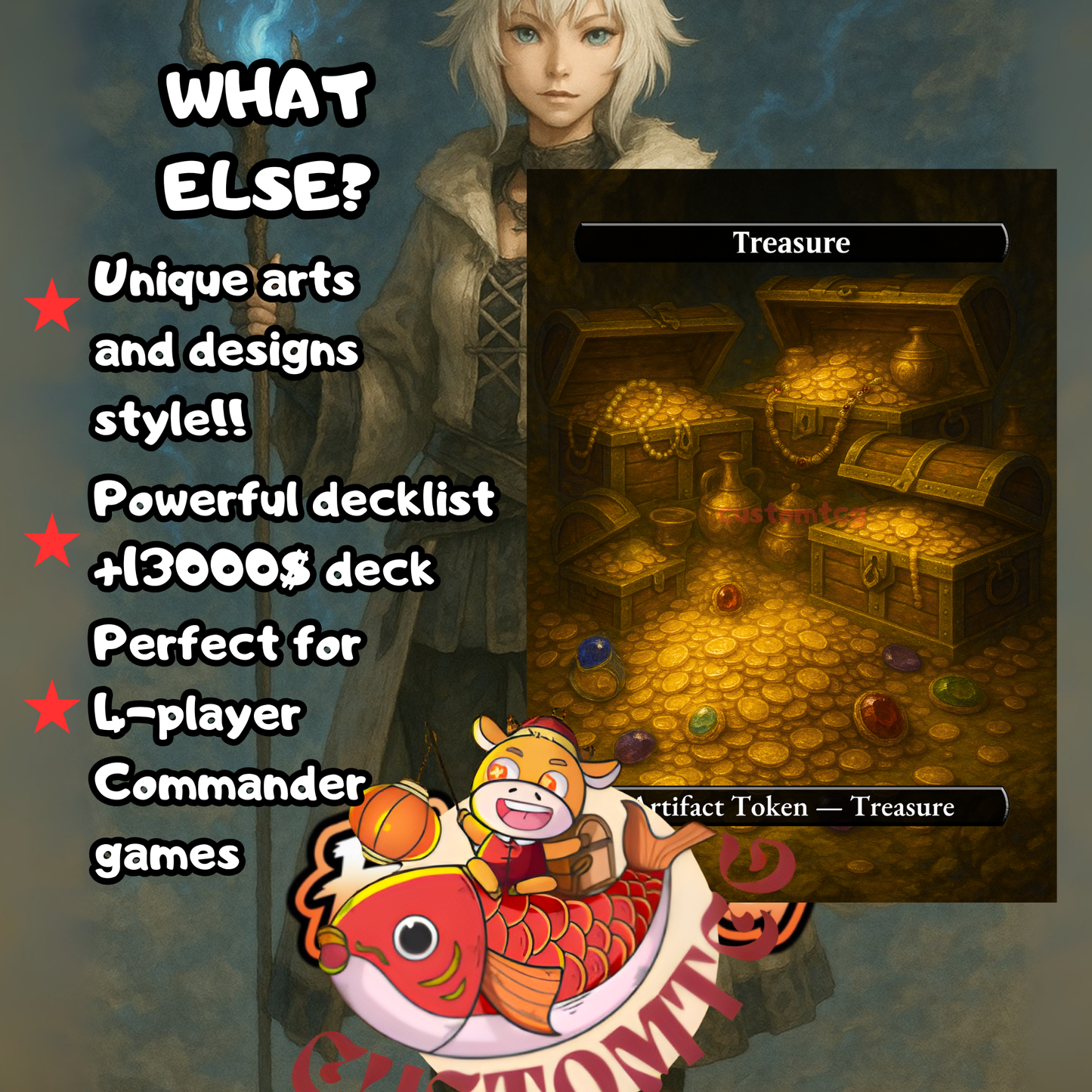 Y’shtola, Night’s Blessed – Custom Deck✨