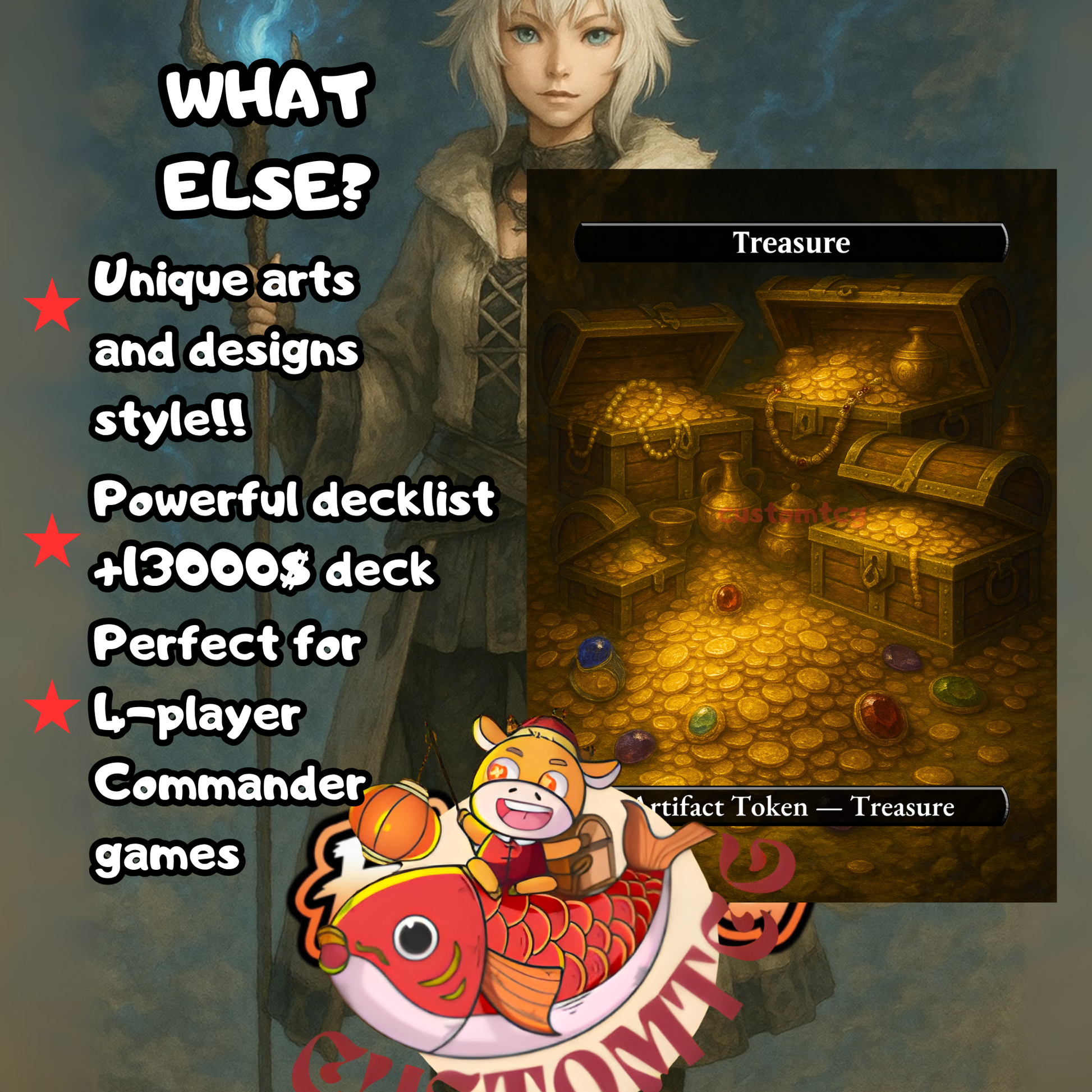 Y'shtola, Night's Blessed – Custom Deck✨ – ElkoyTCG