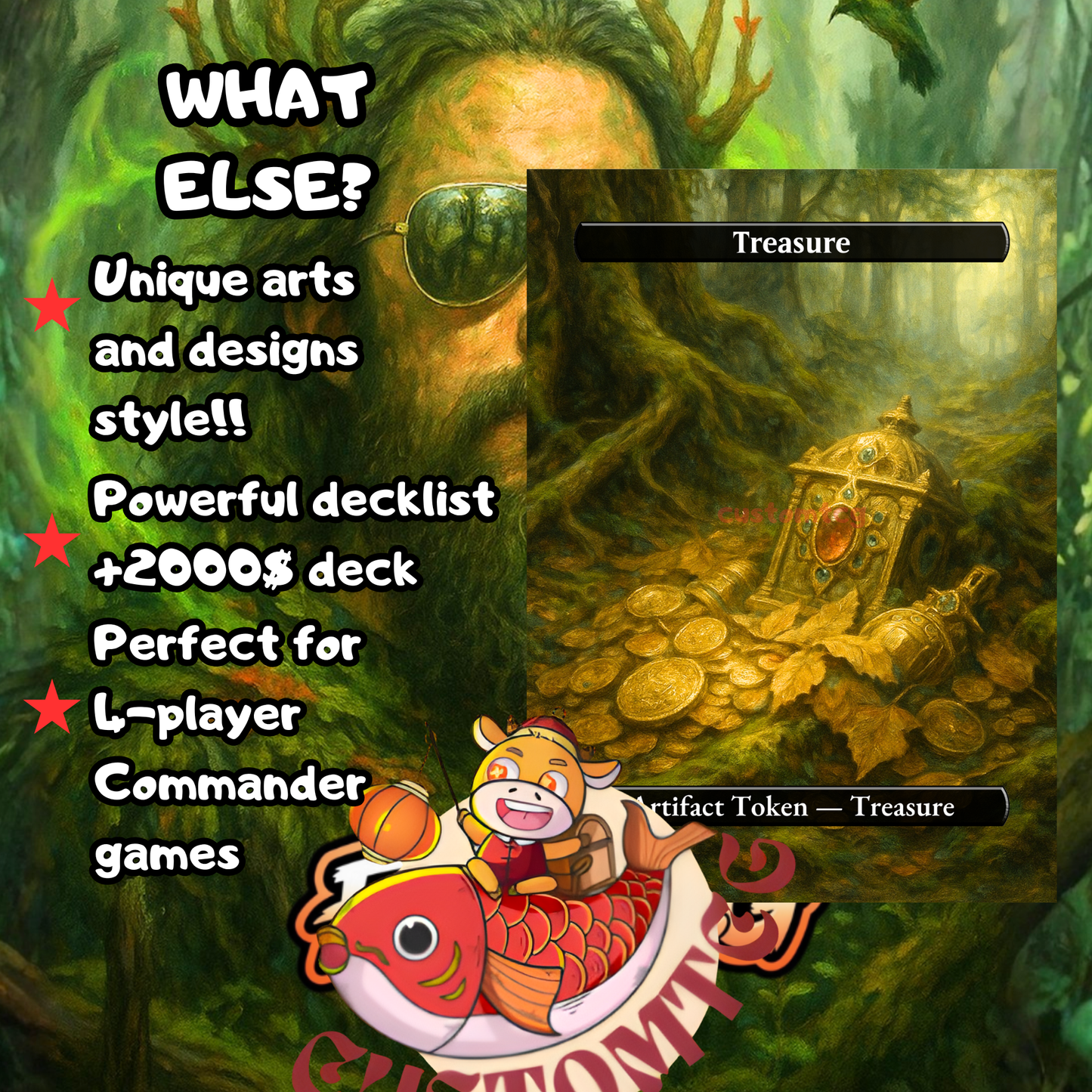 🌿 Greensleeves, Maro-Sorcerer — Custom Deck