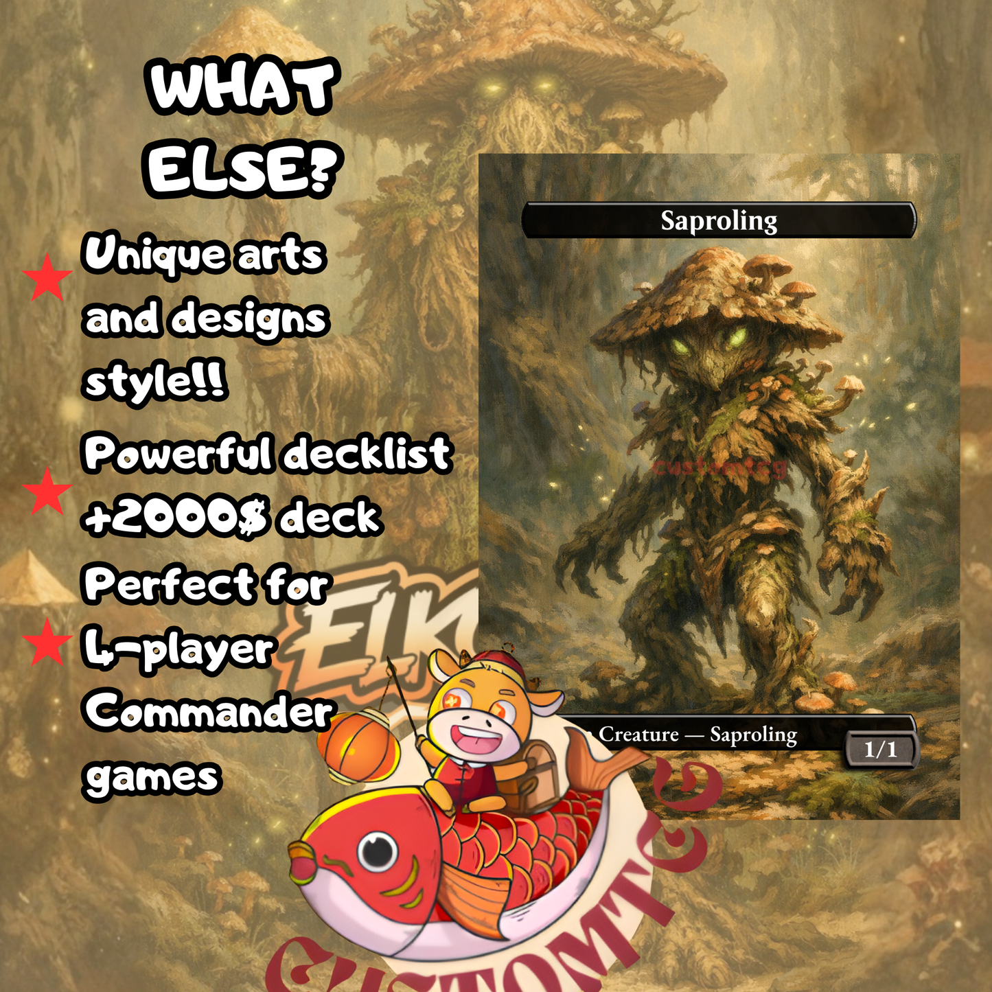 Shroofus Sproutsire Custom Deck