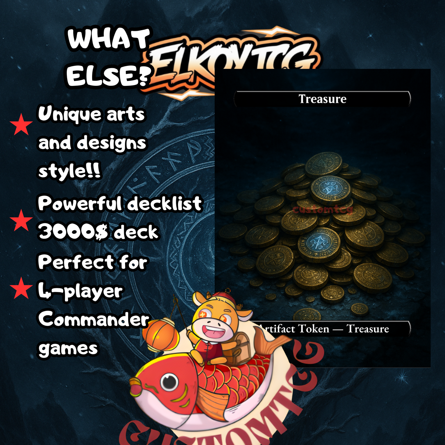 Hylda of the Icy Crown – Frost-Lock Custom Deck