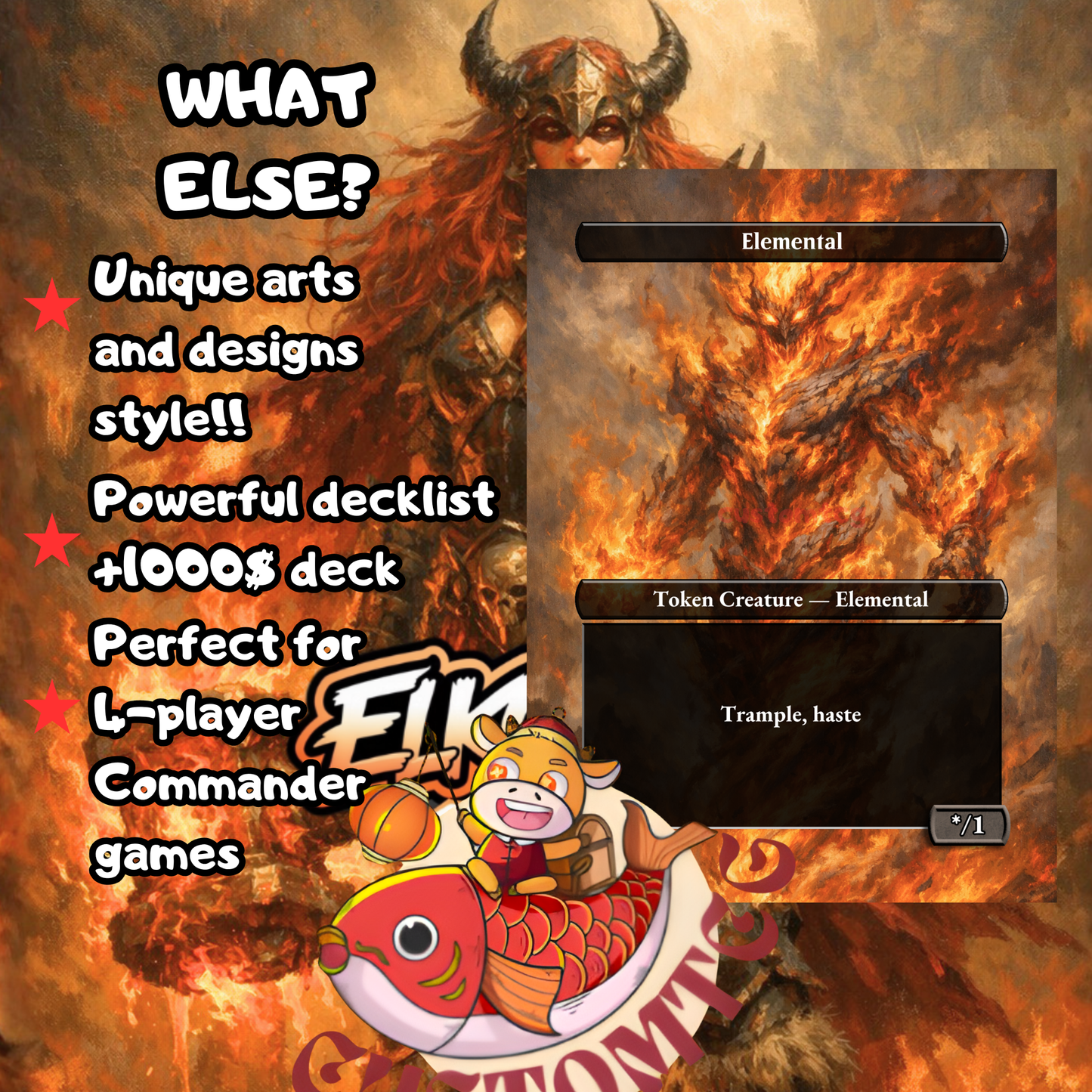 Imodane, the Pyrohammer custom deck