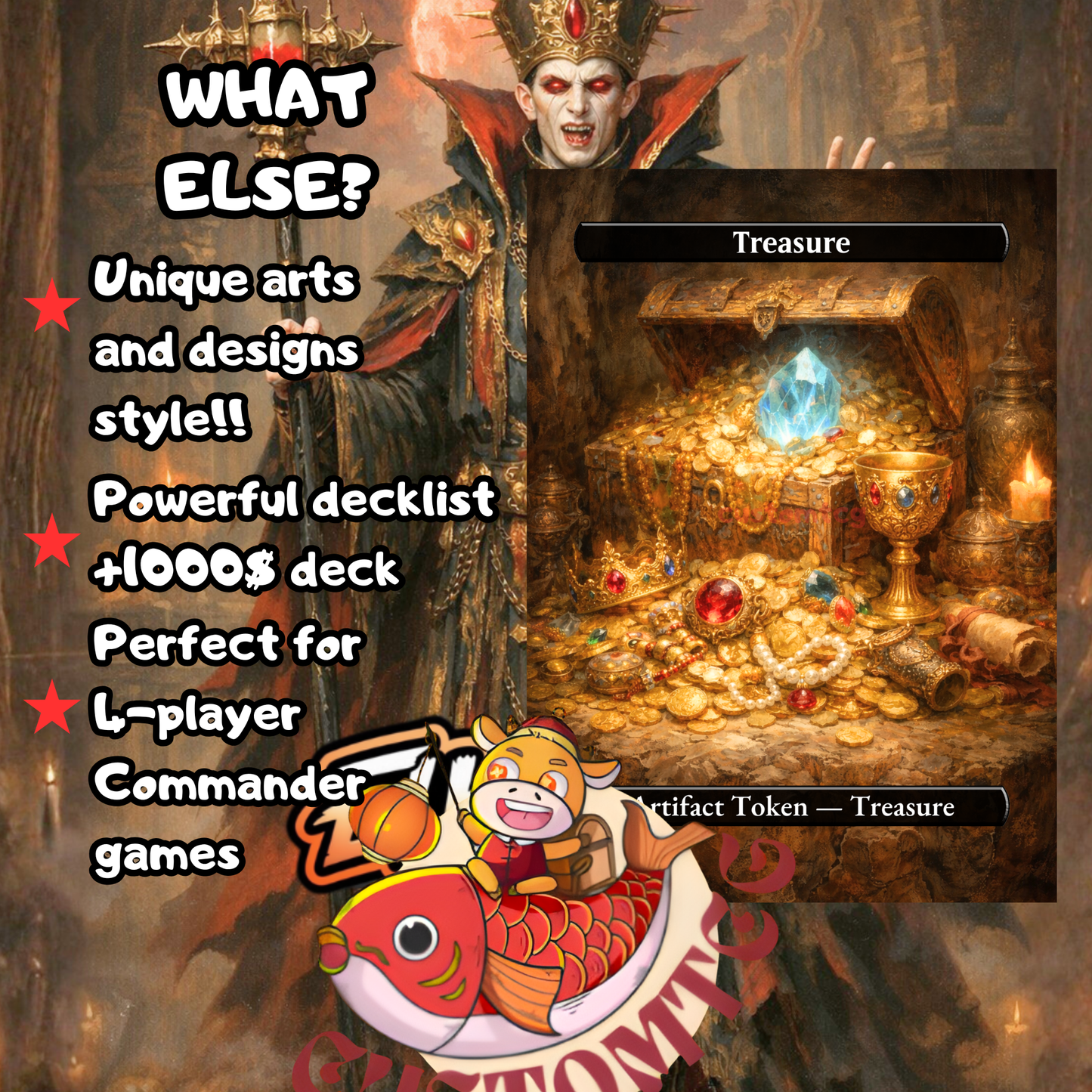 Clavileño, First of the Blessed — Custom Deck ✨🧛