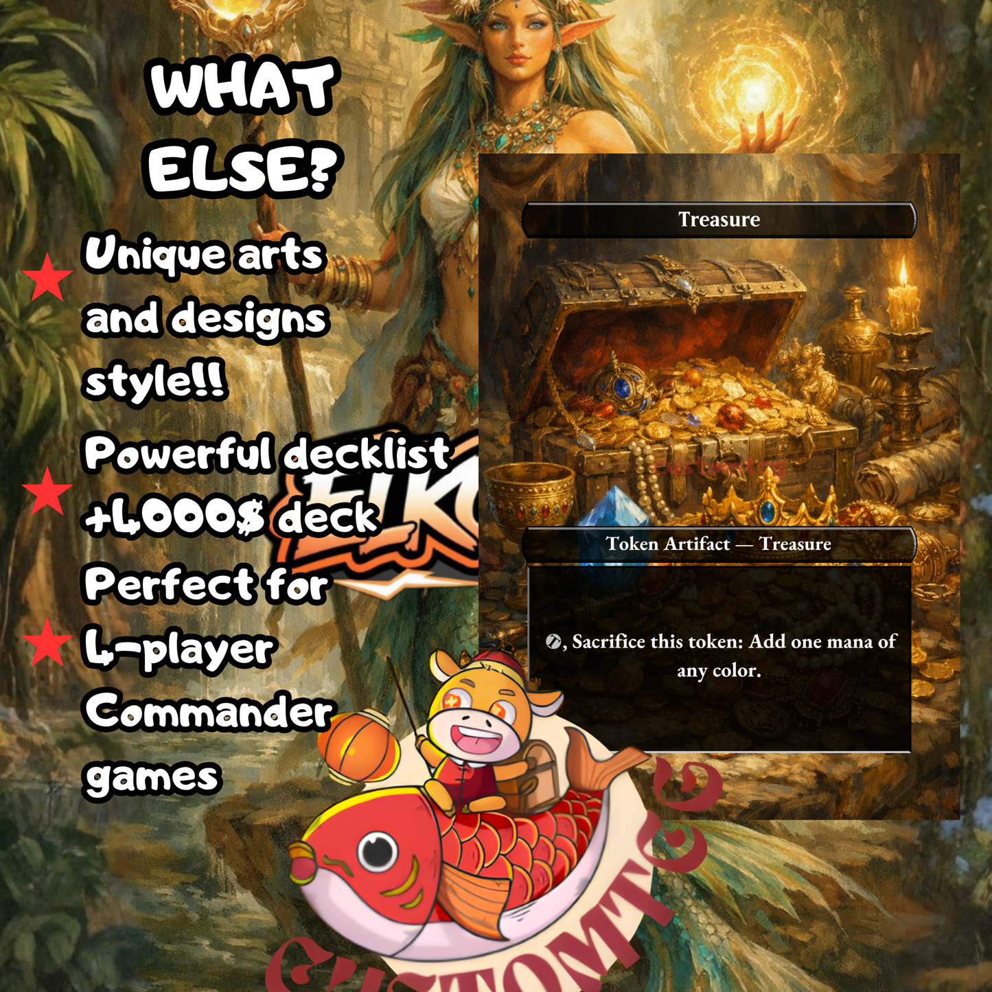 Tuvasa the Sunlit Custom Deck