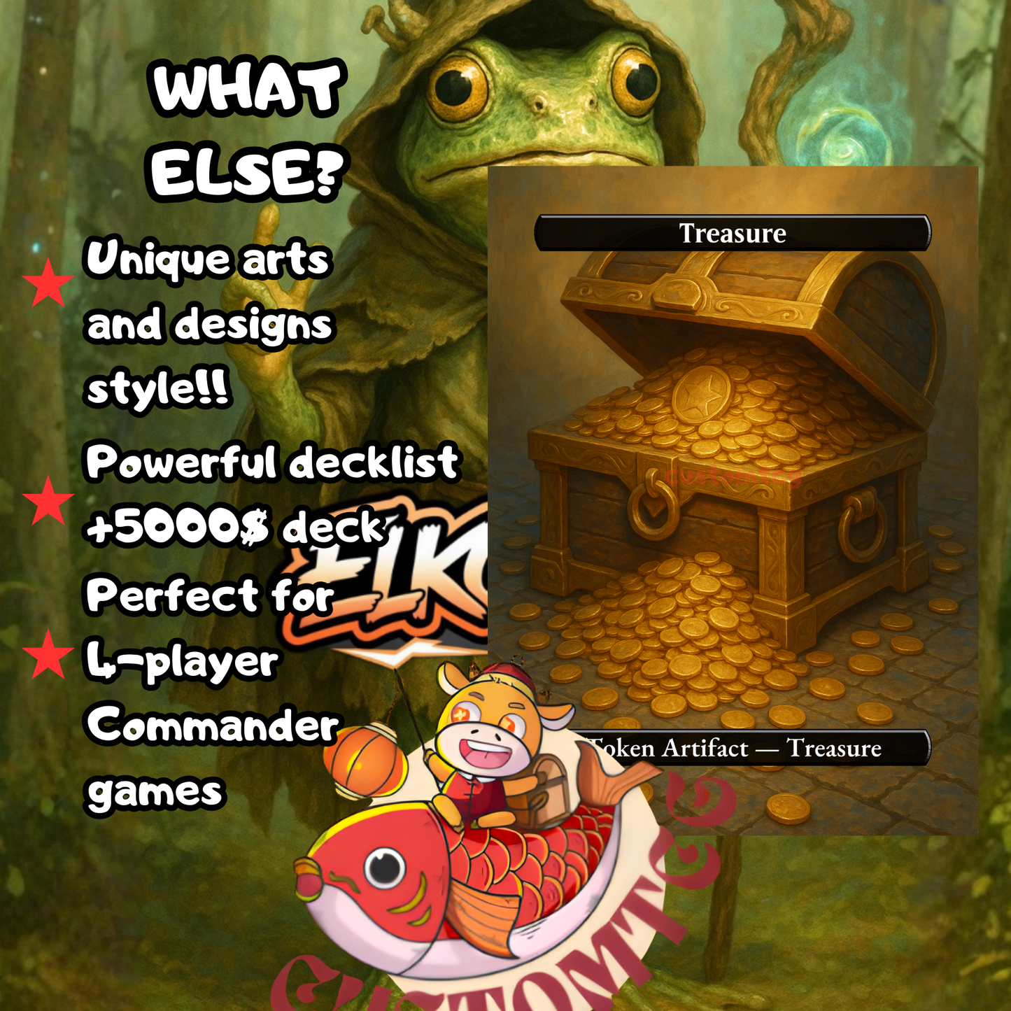 Helga, Skittish Seer – Custom Deck