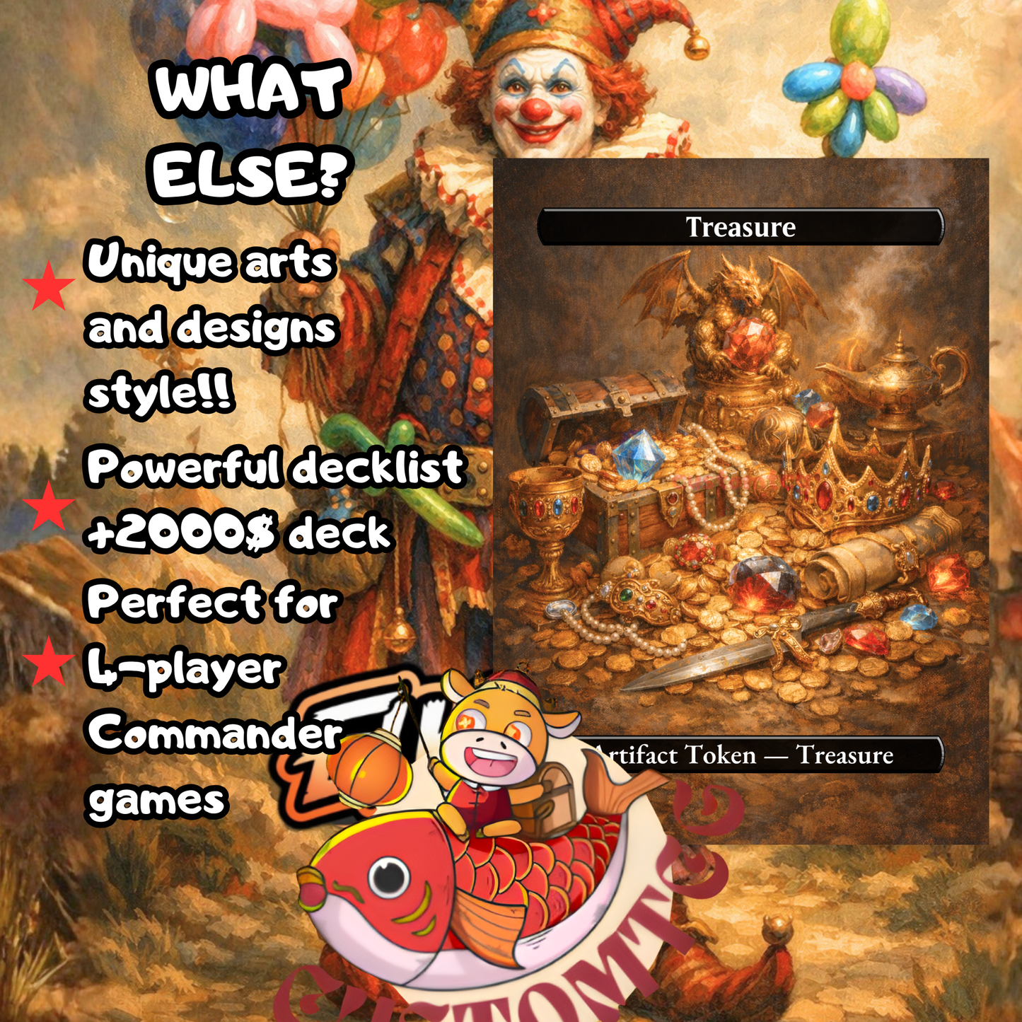 The Jolly Balloon Man Custom Deck