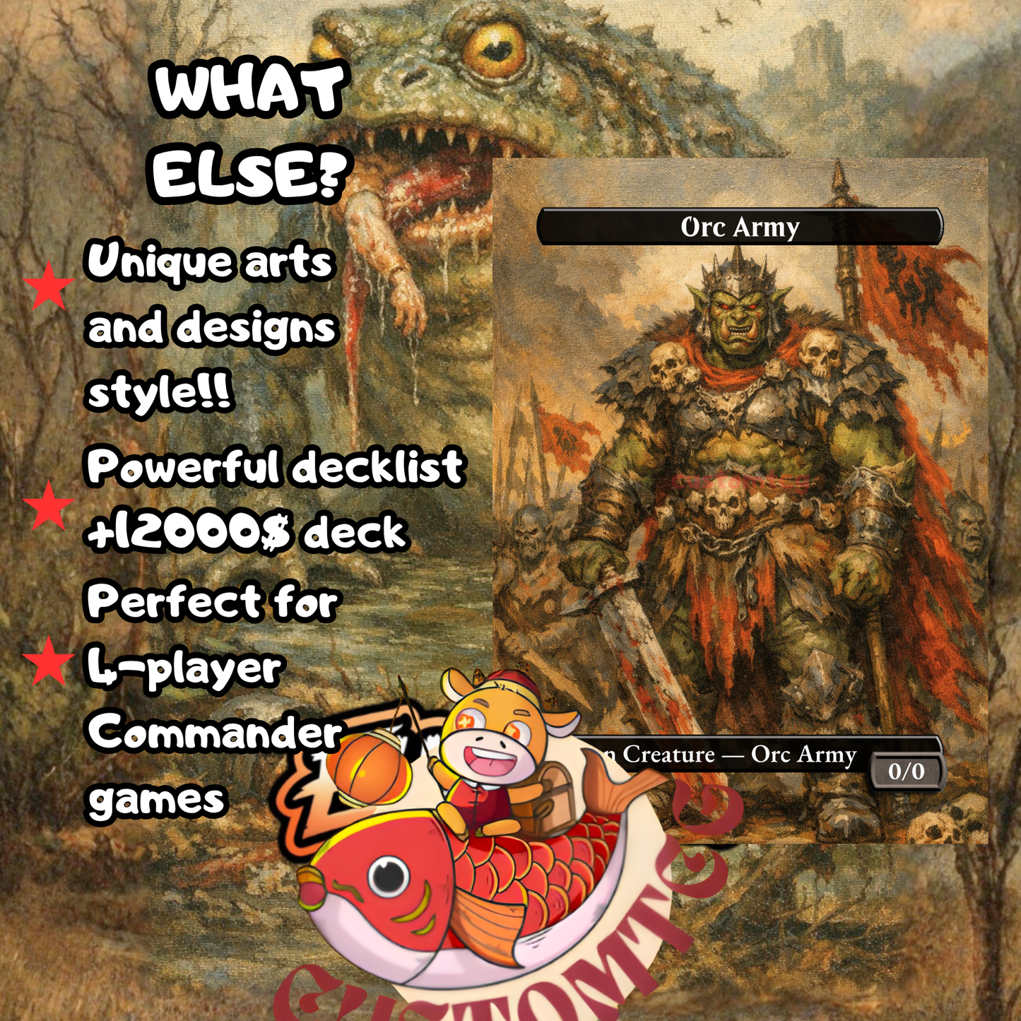 The Gitrog Monster Custom Deck