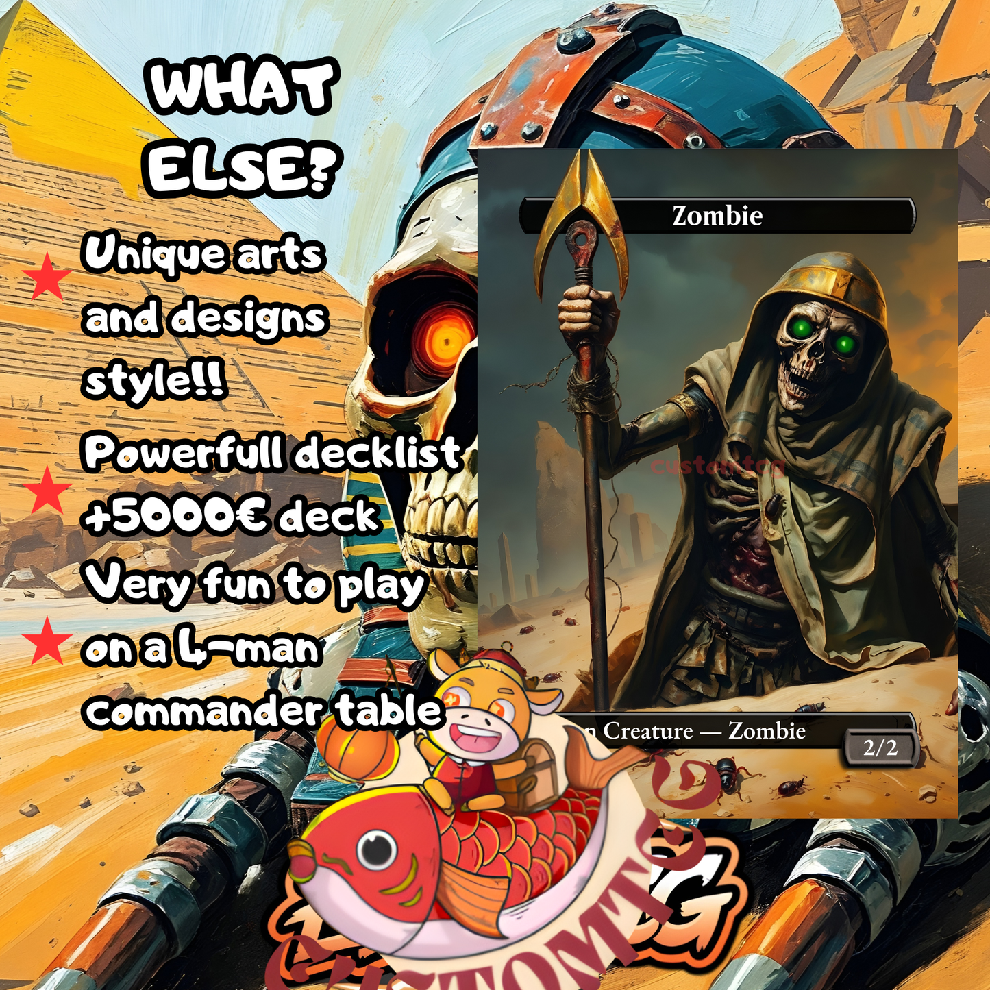 Hashaton’s Plague – Custom Egyptian Zombie Deck!