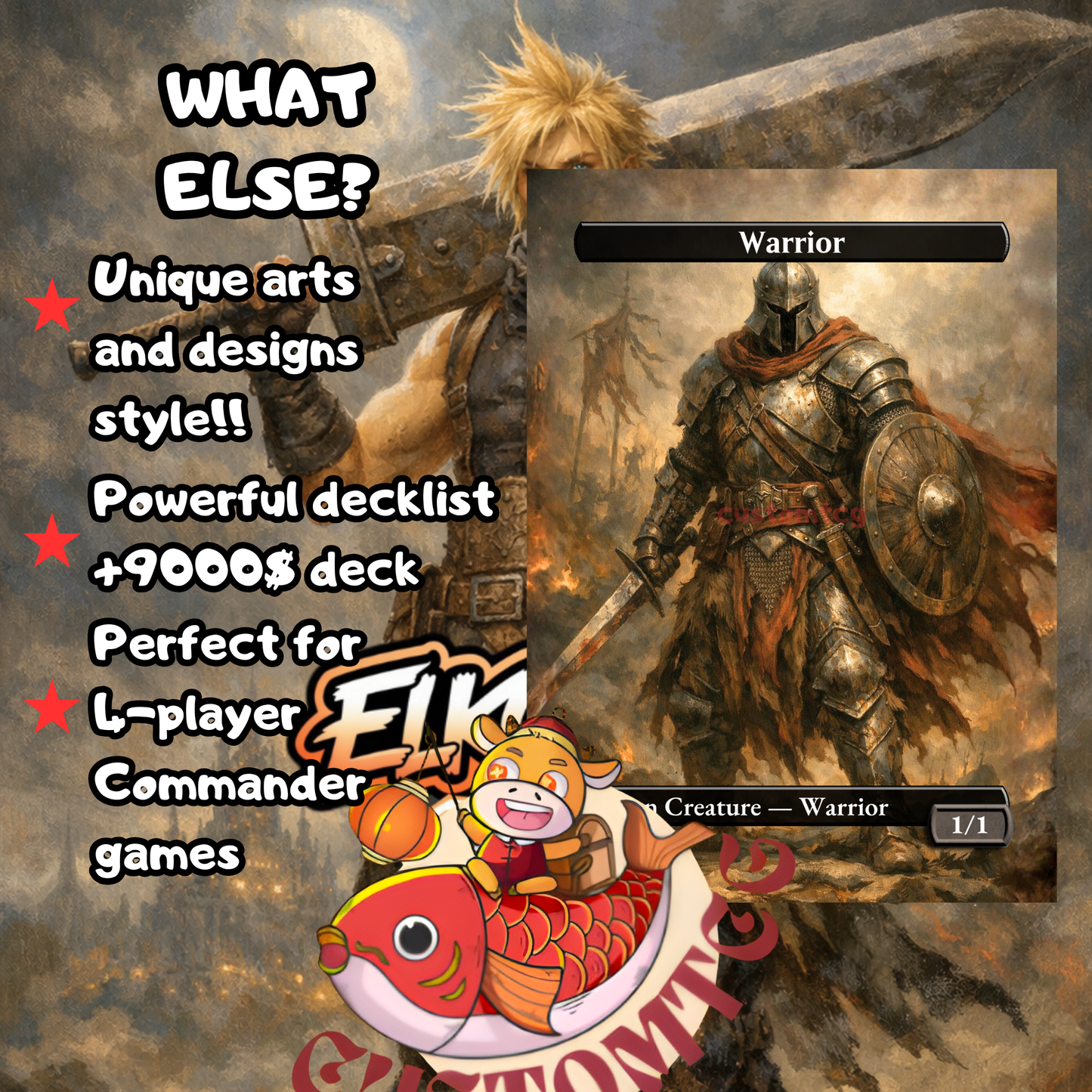 Cloud, Midgar Mercenary custom deck