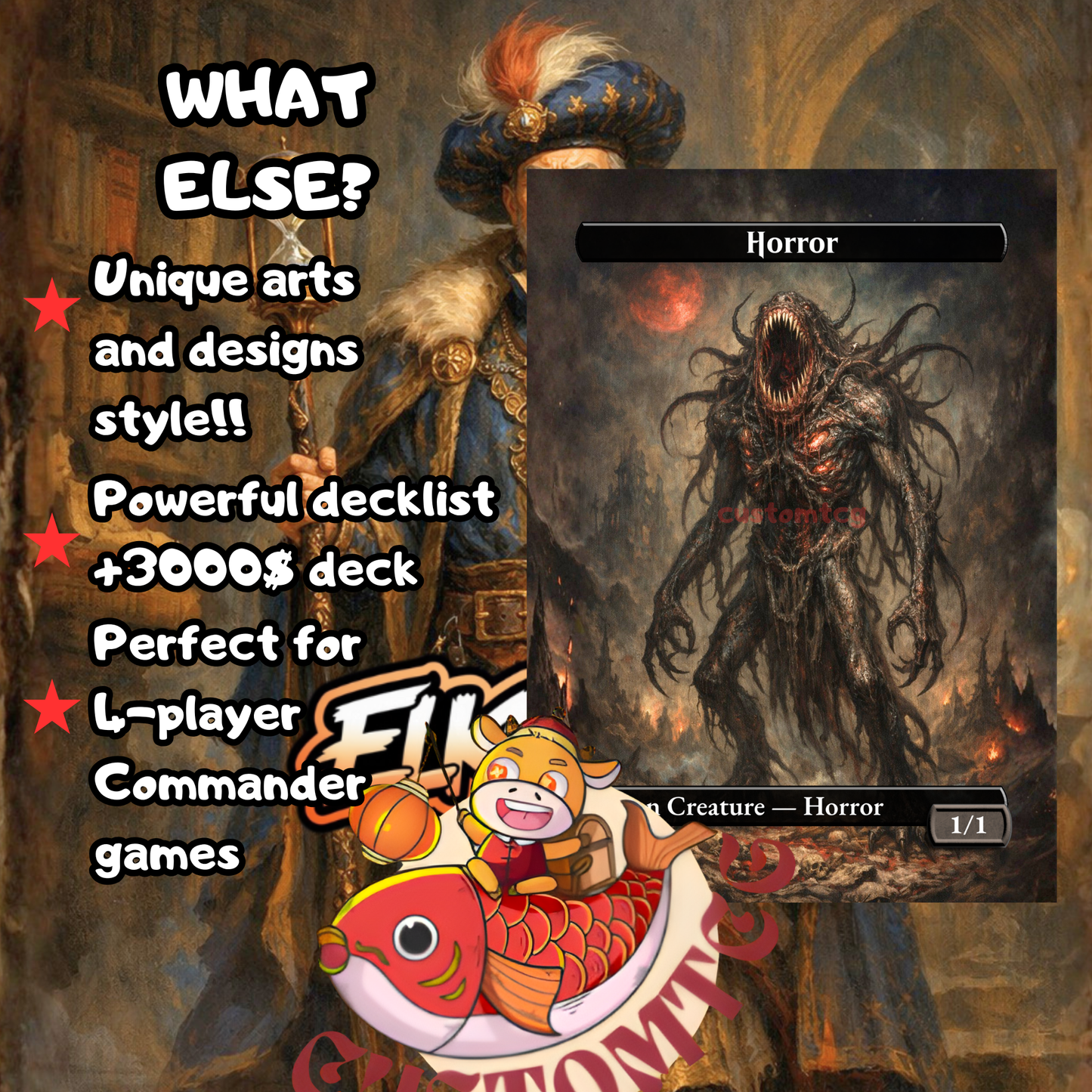 Bruvac the Grandiloquent custom commander deck