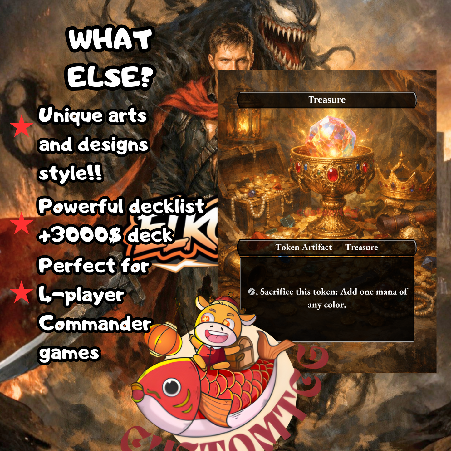 Eddie Brock // Venom, Lethal Protector Custom Deck