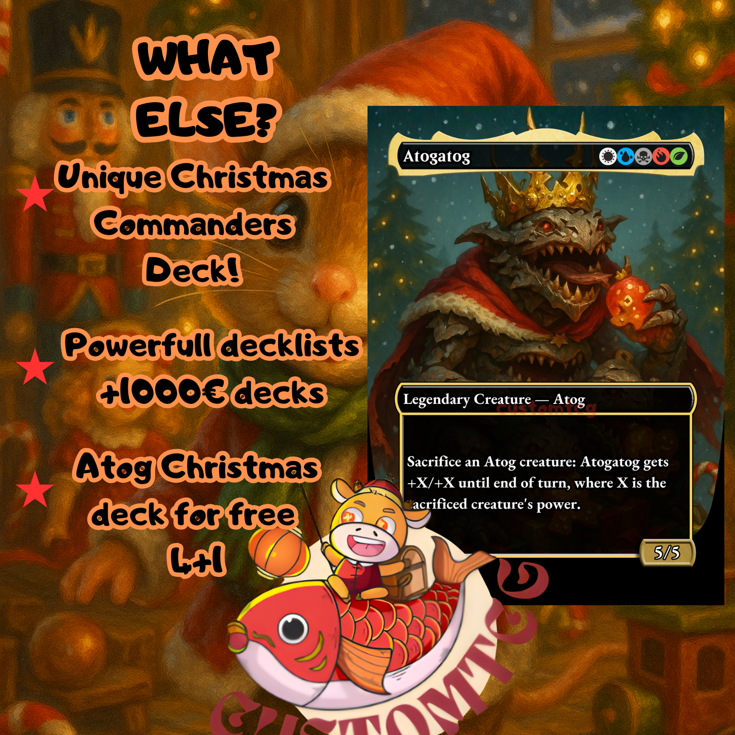 Christmas 2025 Commander Bundle – 4 Decks + 1 Free