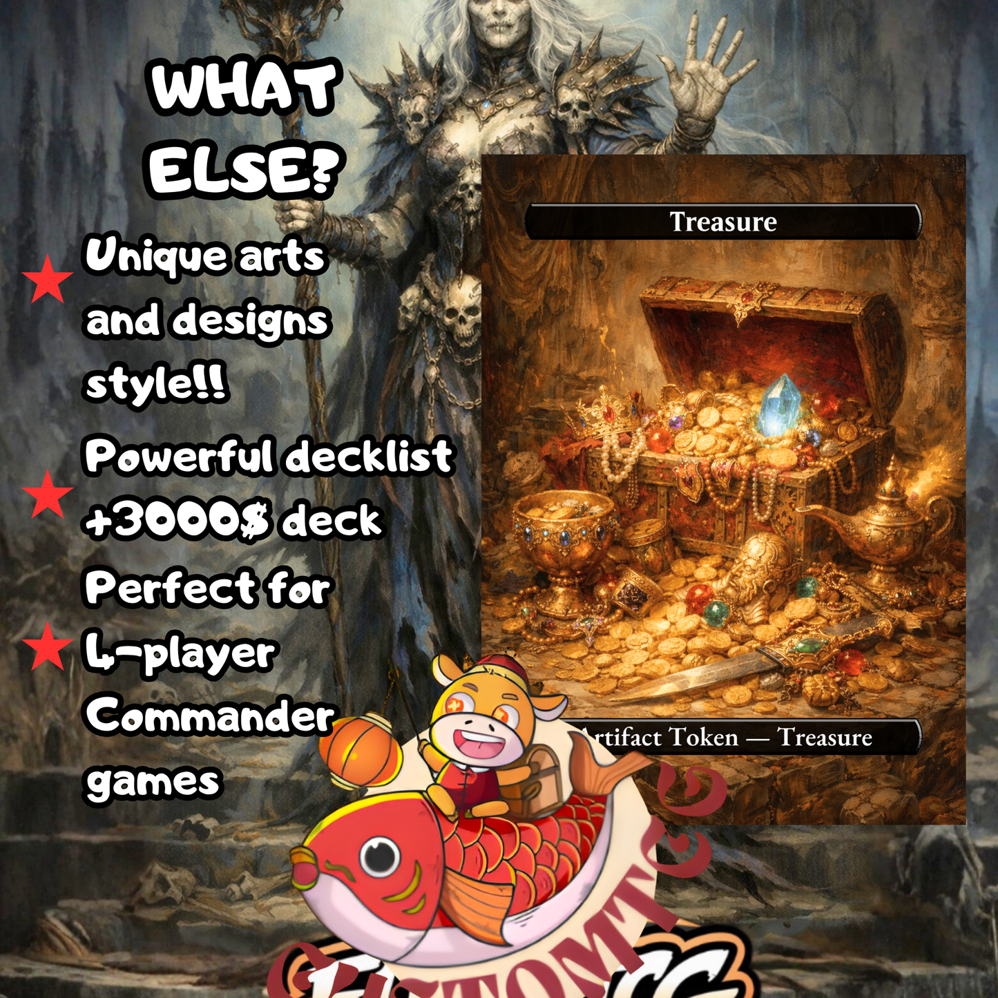 Varina, Lich Queen – Custom Deck  💀🧟