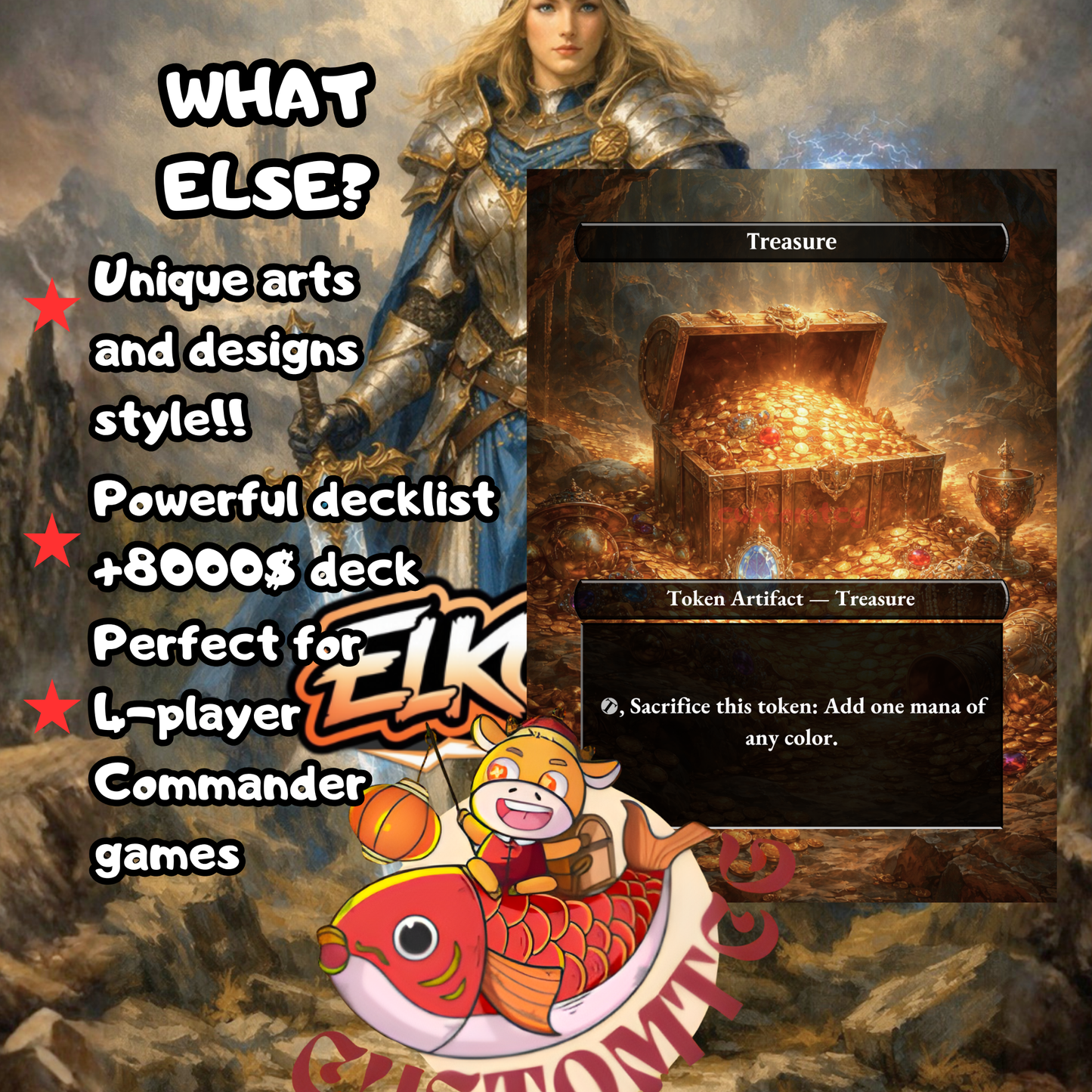 Celes V2 — Custom Commander Deck (100 Cards + Tokens)