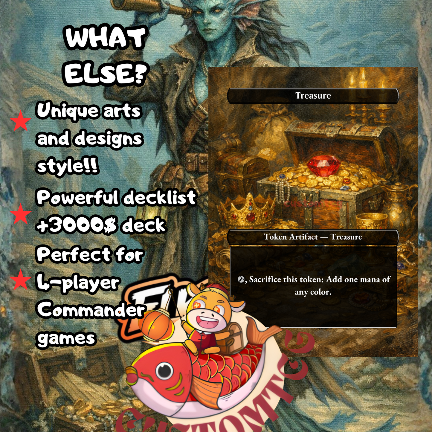 Morska, Undersea Sleuth Custom Deck