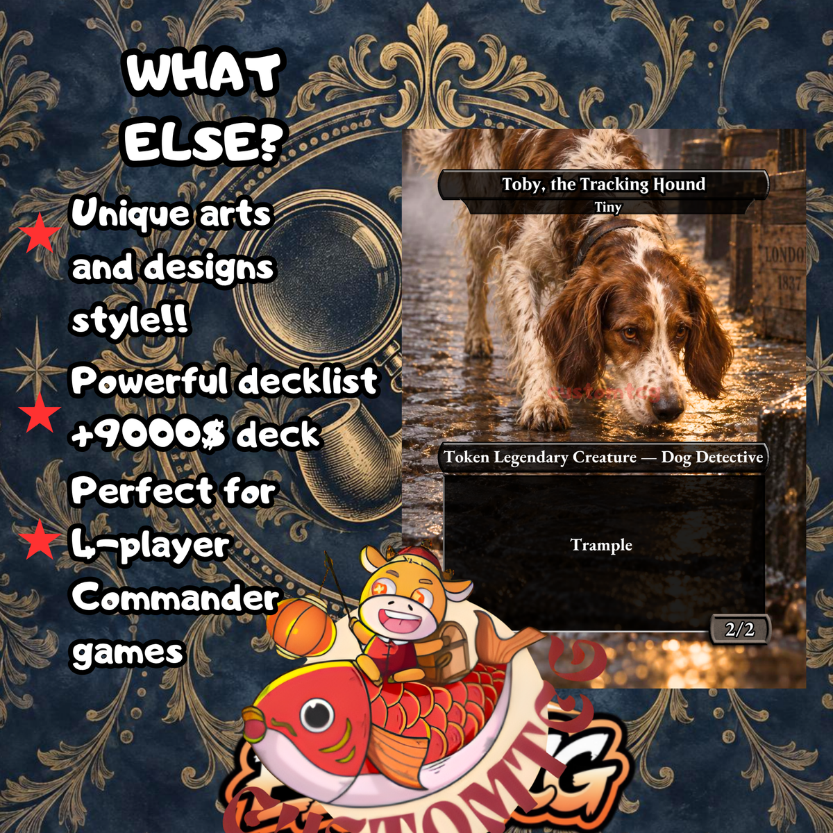SHERLOCK HOLMES Custom Deck