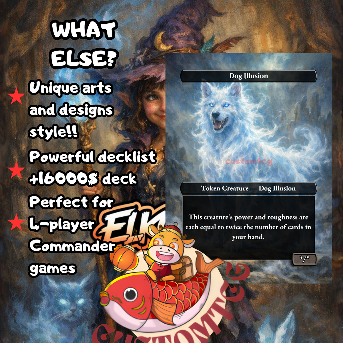 MINN, WILY ILLUSIONIST — Mono-Blue Illusions & Card-Draw Custom Deck