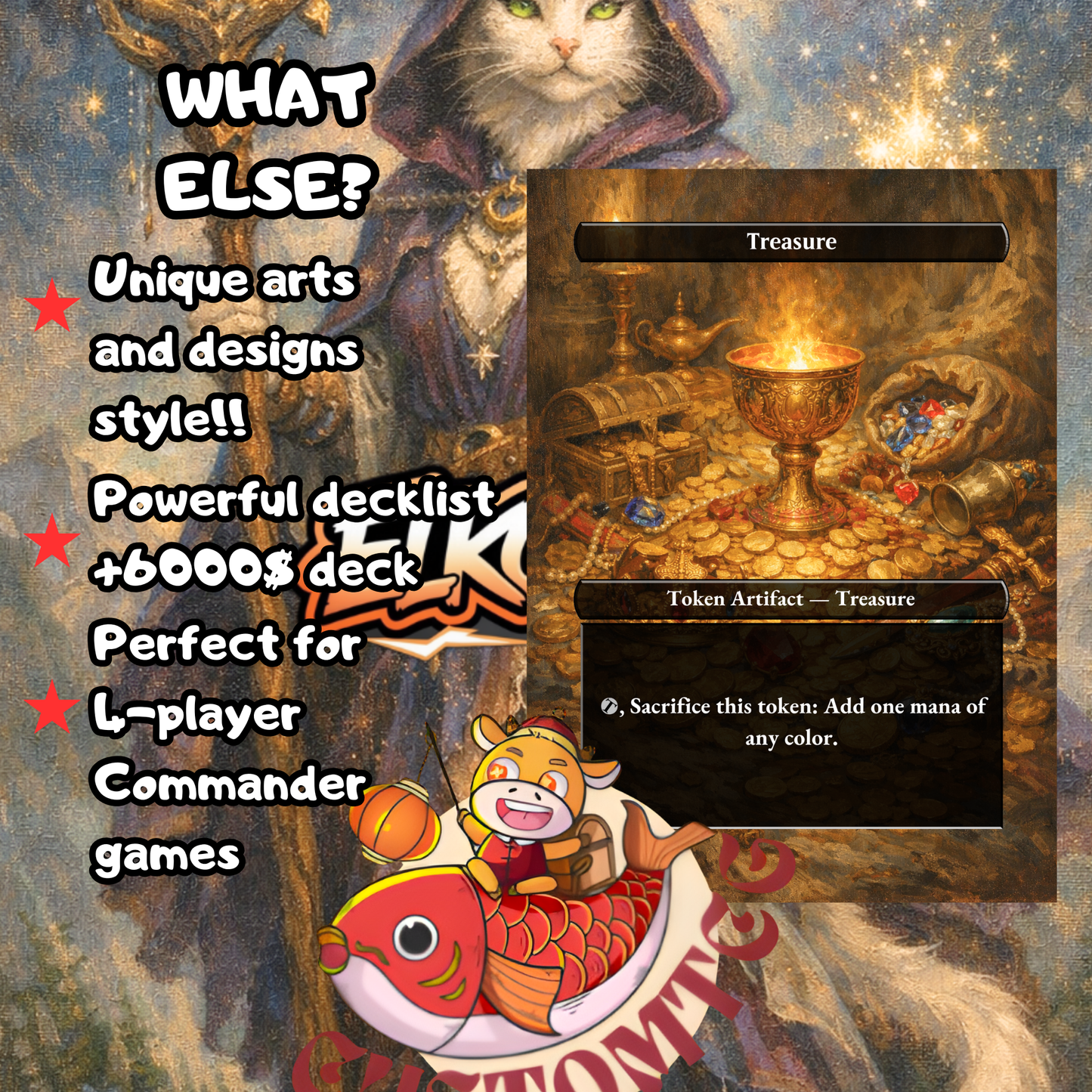 Roxanne, Starfall Savant — Custom Deck (100 Cards + Tokens)