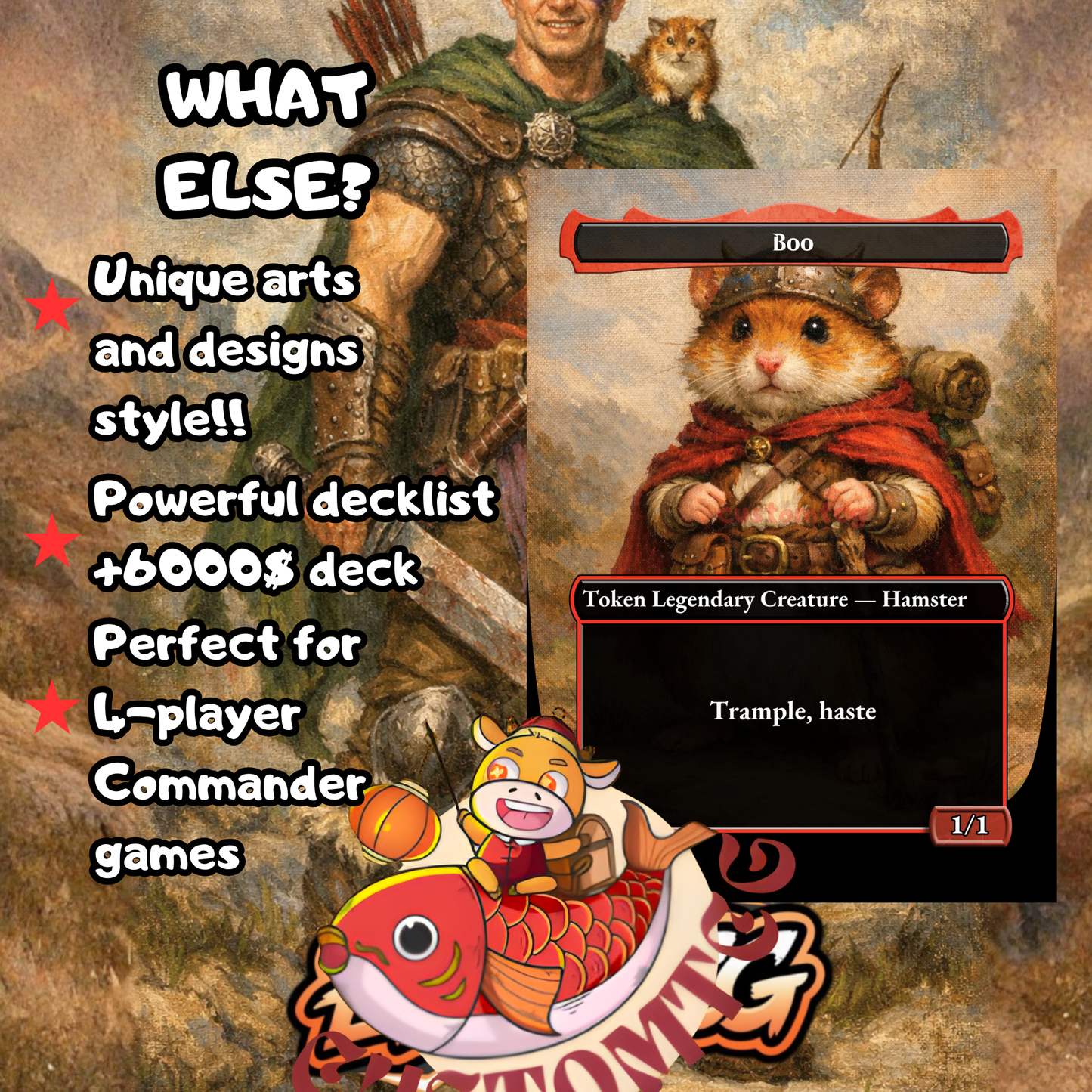 Minsc & Boo, Timeless Heroes Custom Deck
