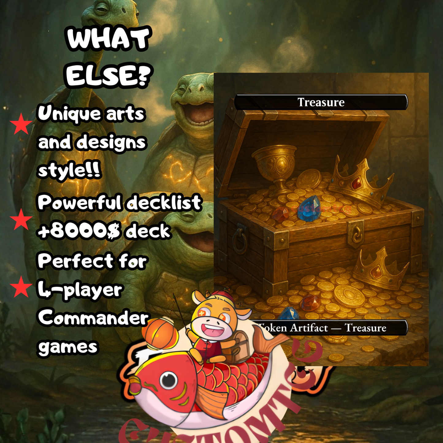 🛡️ Heroes in a Half Shell – Custom Commander Deck (100 Cards + Tokens)