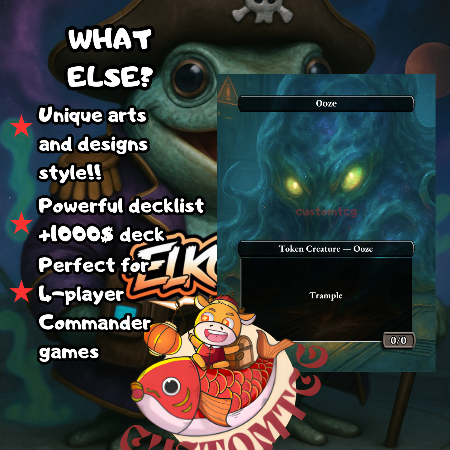 Flubs, the Fool SPACE Custom deck