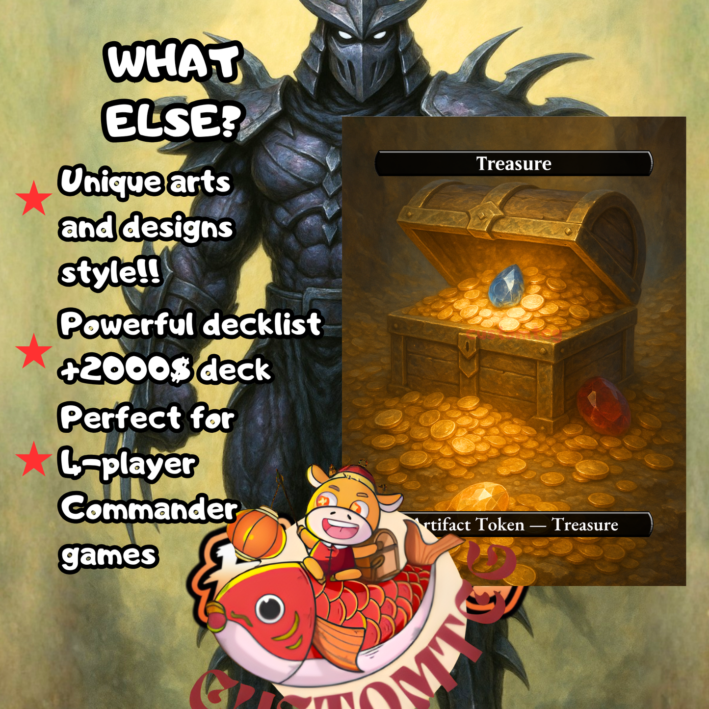 Super Shredder Commander Deck – Custom MTG Deck (100 Cards + Tokens)