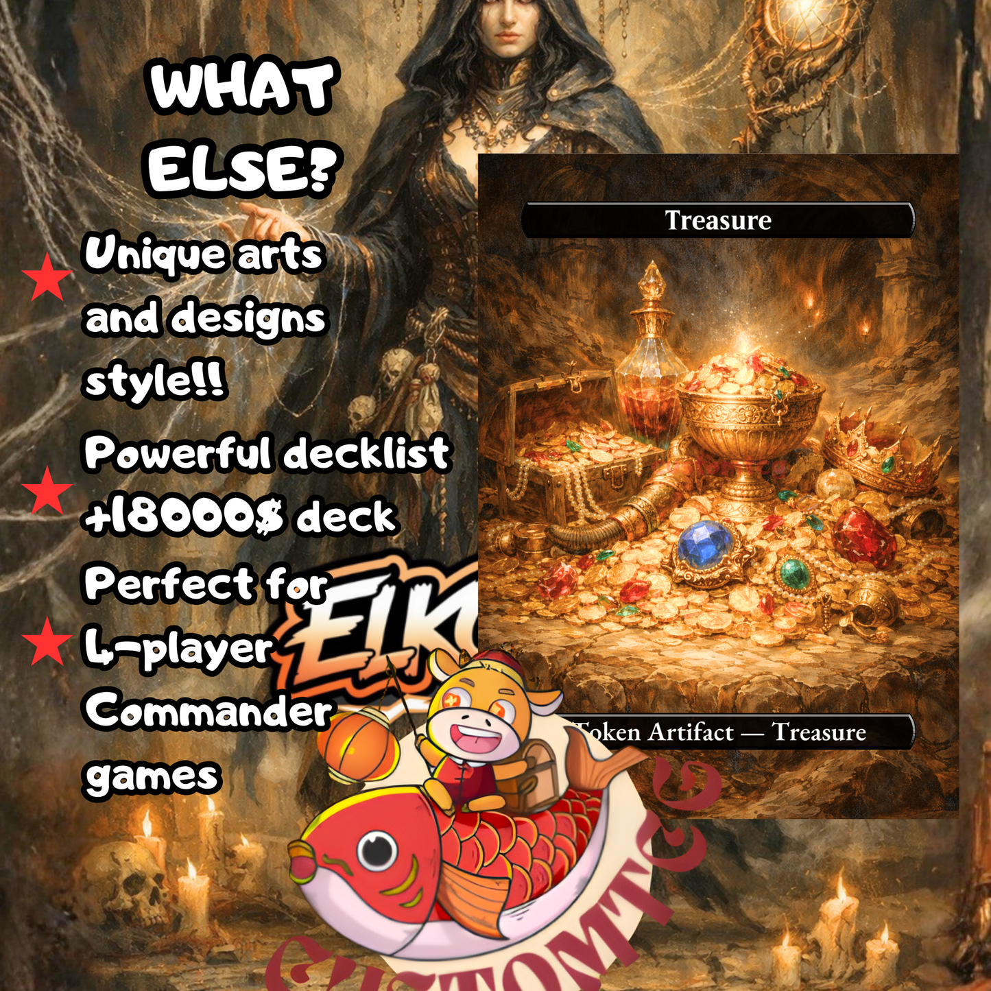 Tymna The Weaver + Kraum Custom deck