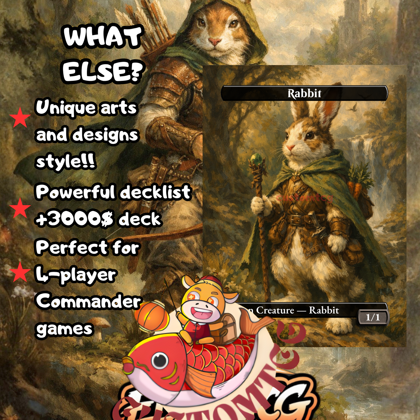 Finneas, Ace Archer Custom Deck