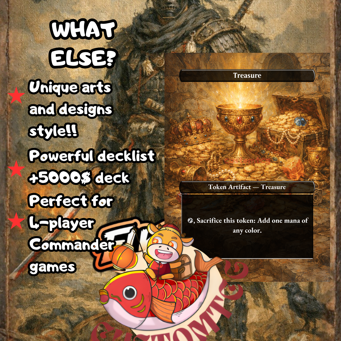 Jin Sakai, Ghost of Tsushima Custom Deck