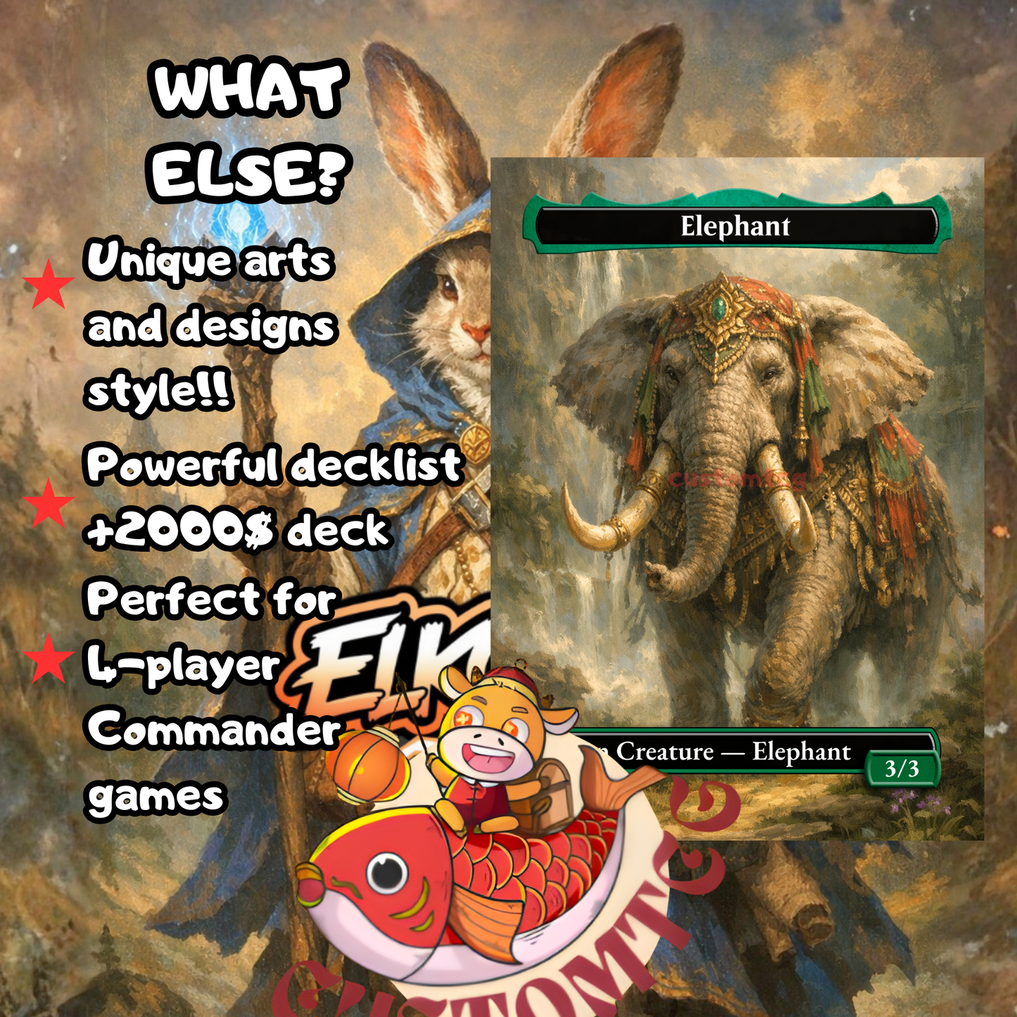 Kwain, Itinerant Meddler Custom Deck
