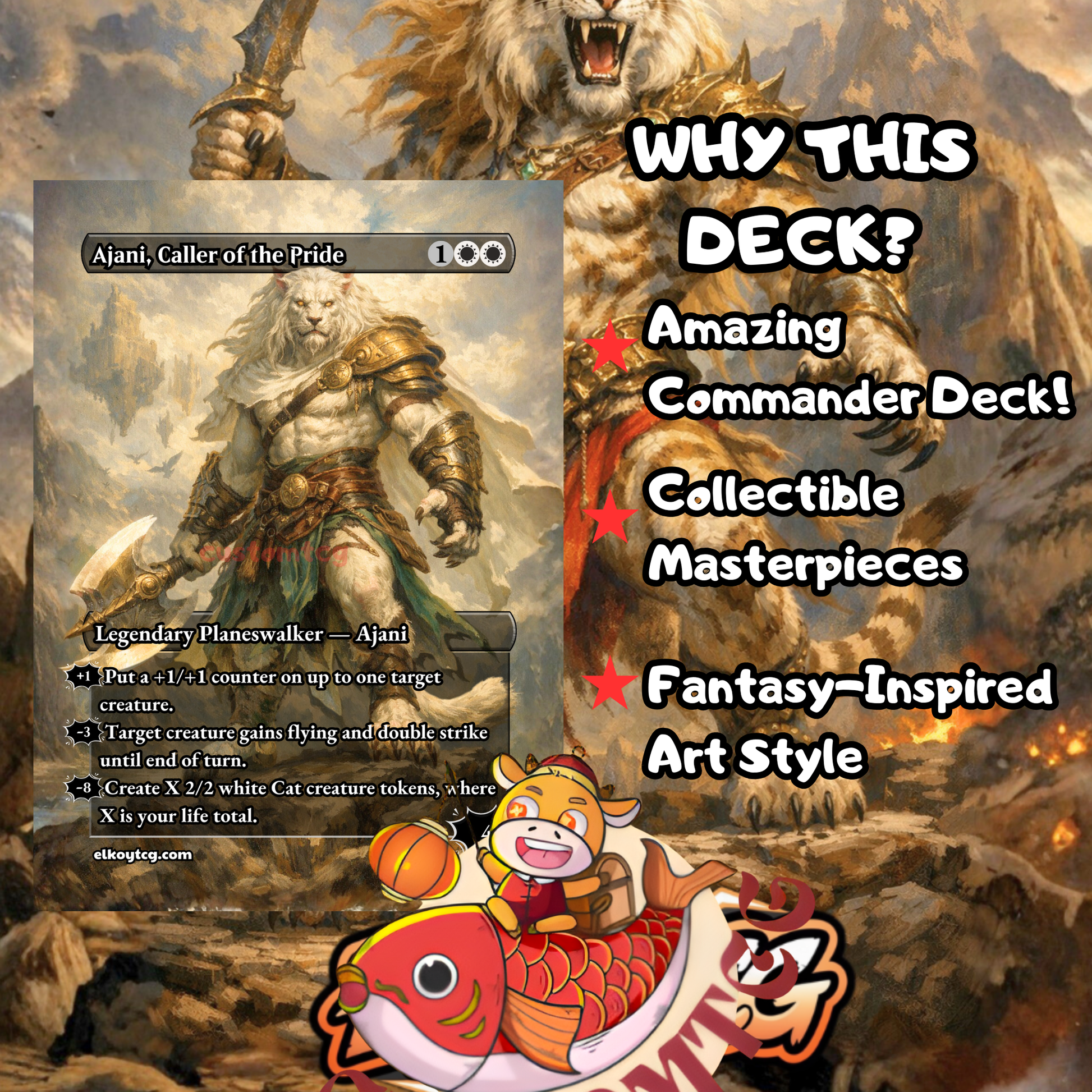 Arahbo, Roar of the World Custom Deck ElkoyTCG Arahbo, Roar of the World Custom Deck ElkoyTCG