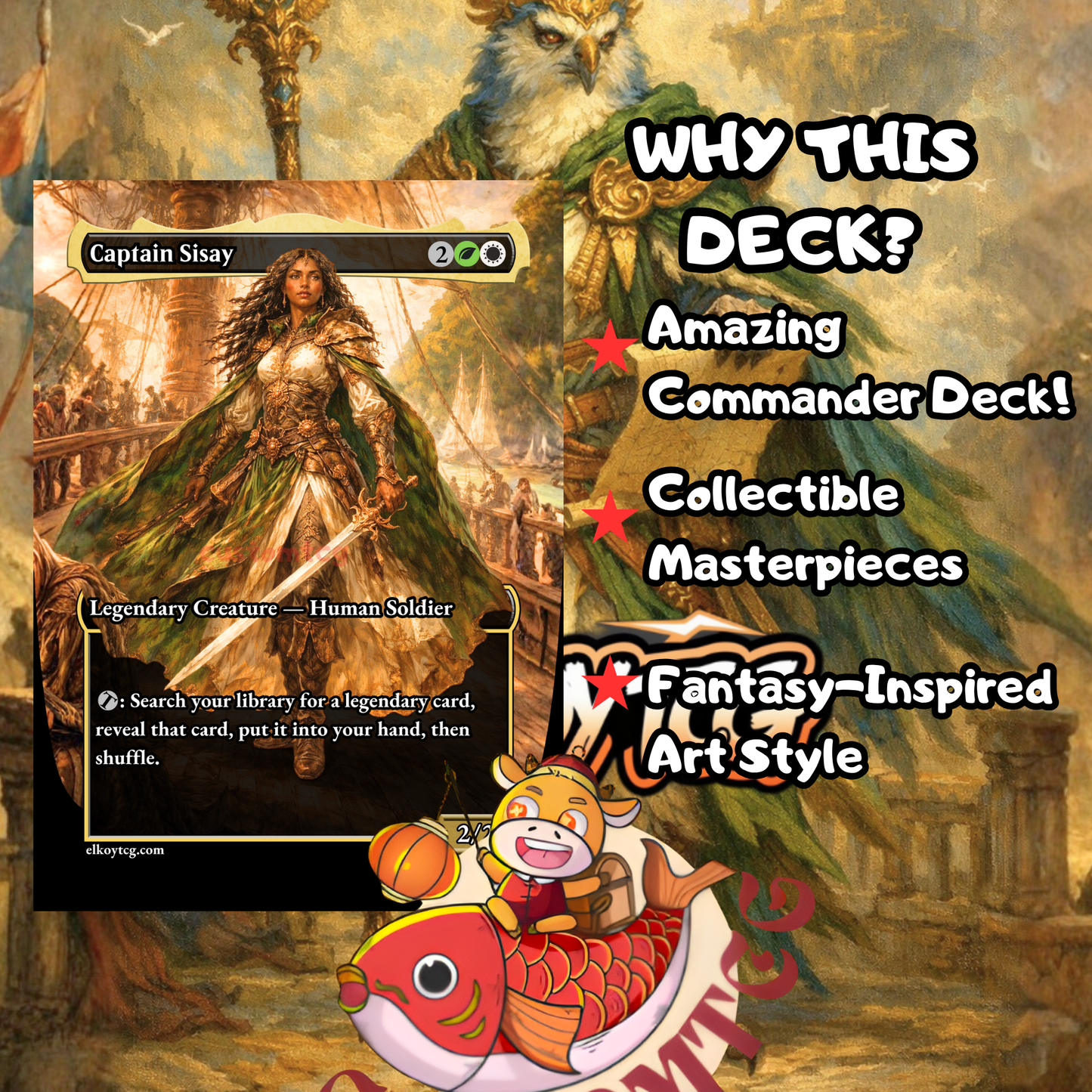 Derevi, Empyrial Tactician — Custom Deck (100 Cards + Tokens) 🚀🦉