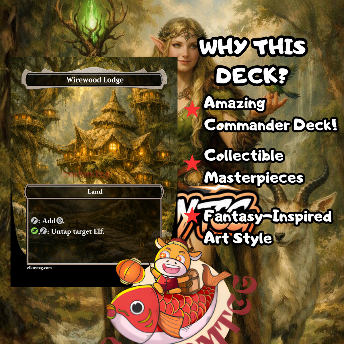Selvala, Heart of the Wilds Custom Deck