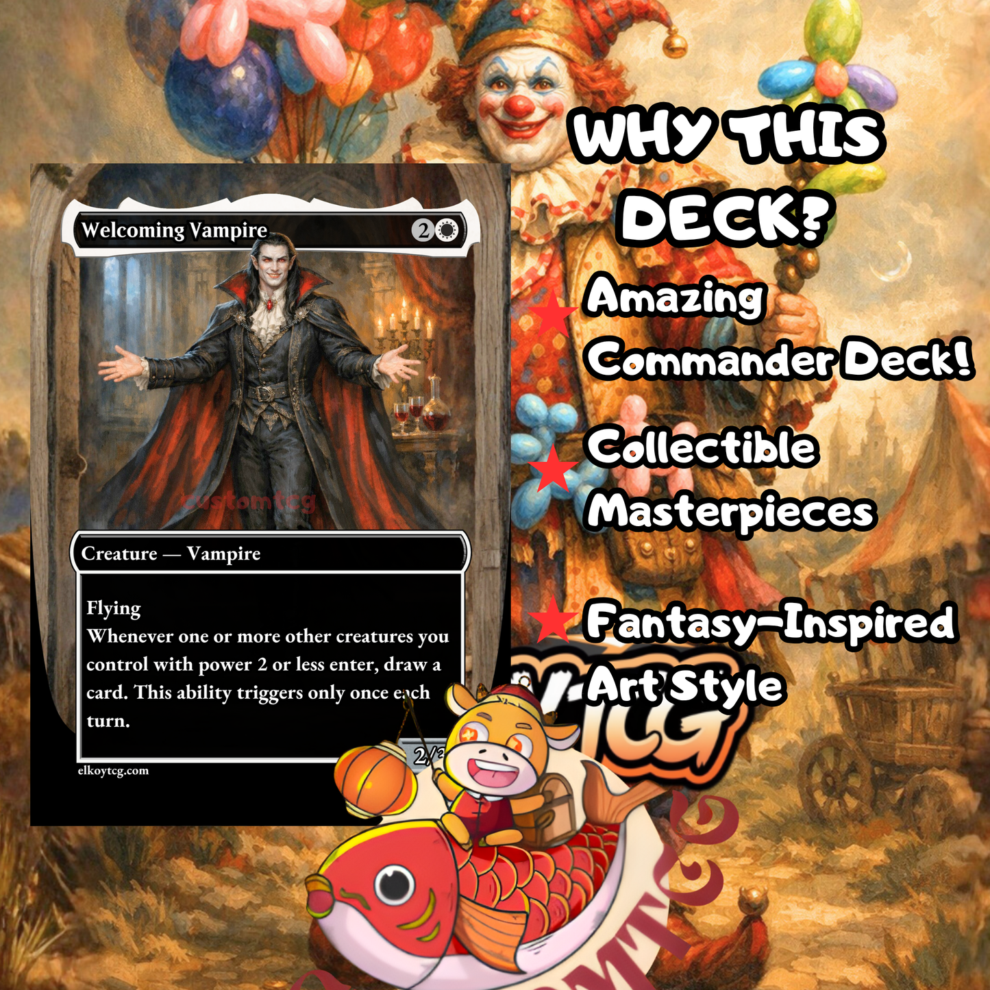 The Jolly Balloon Man Custom Deck