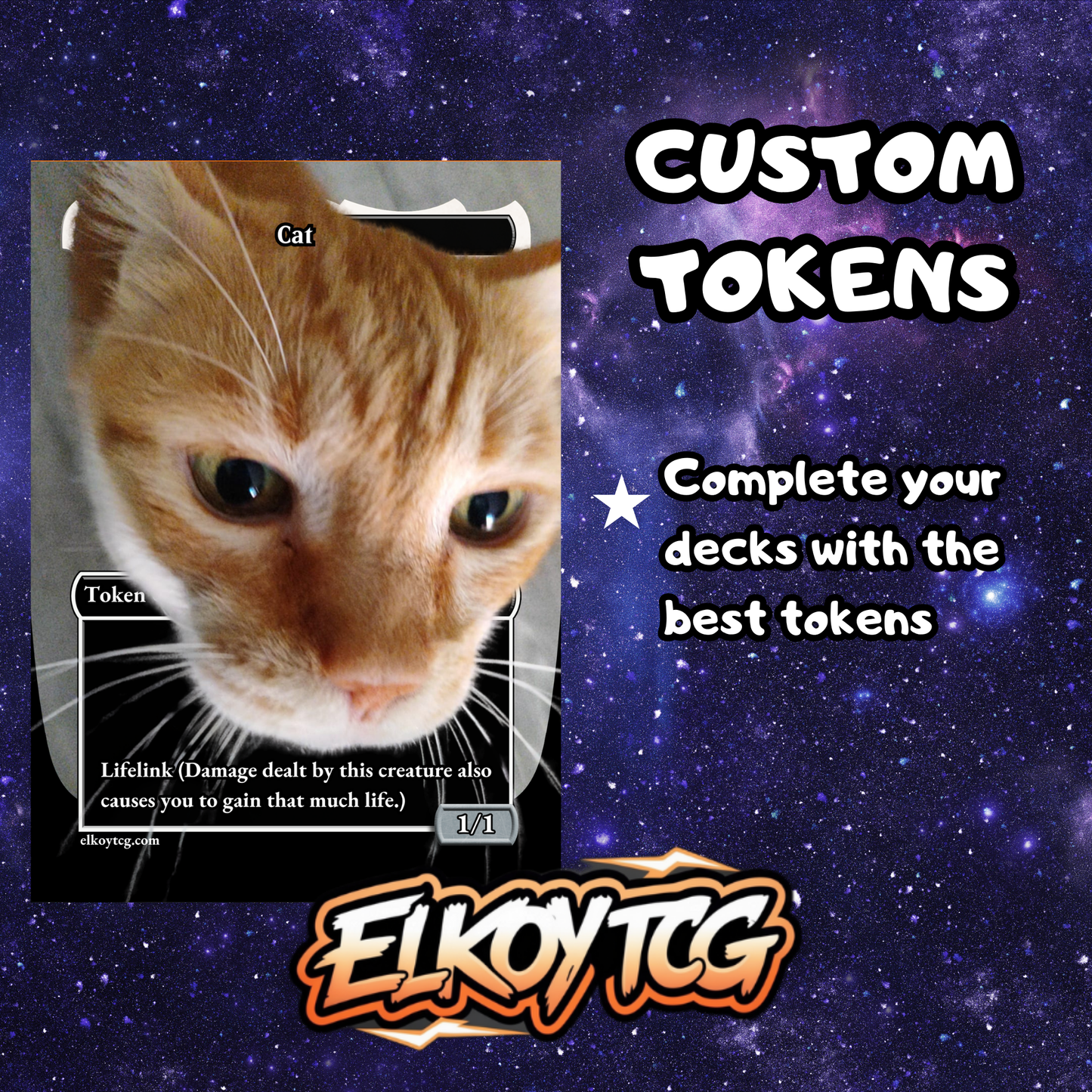 Custom Cat Commander Deck