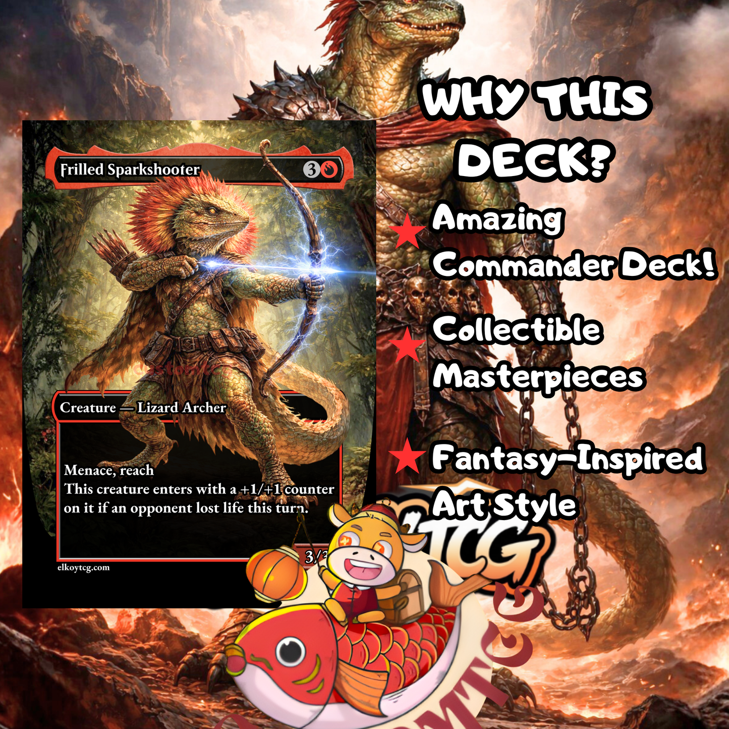 Gev, Scaled Scorch Custom Deck
