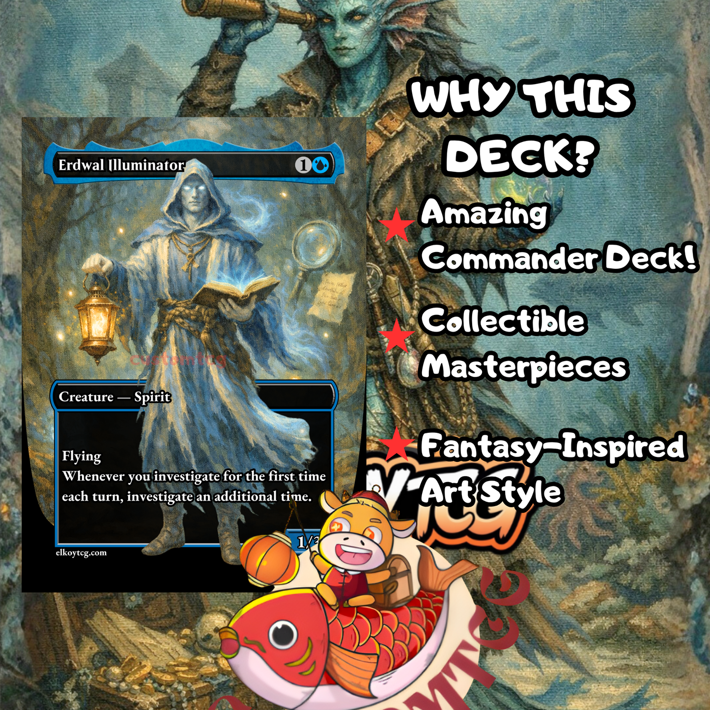 Morska, Undersea Sleuth Custom Deck