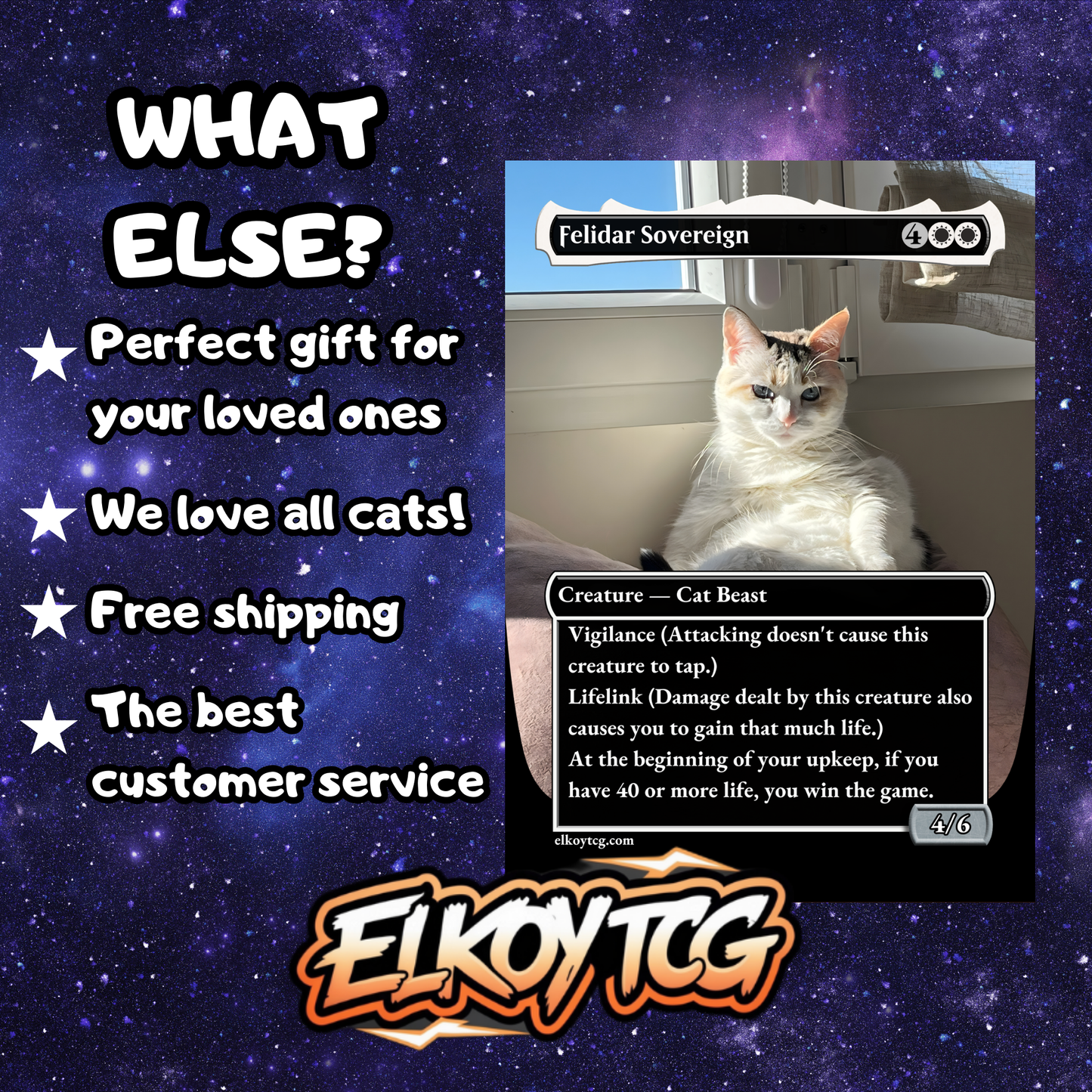 Custom Cat Commander Deck