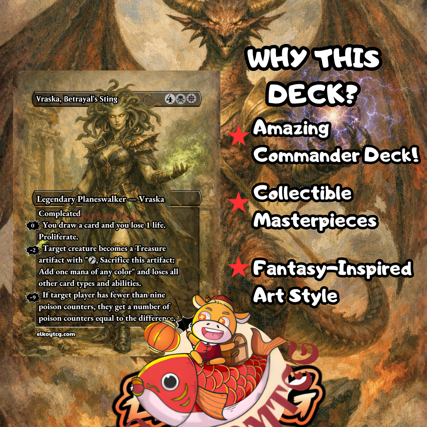 Nicol Bolas, the Ravager Custom Deck