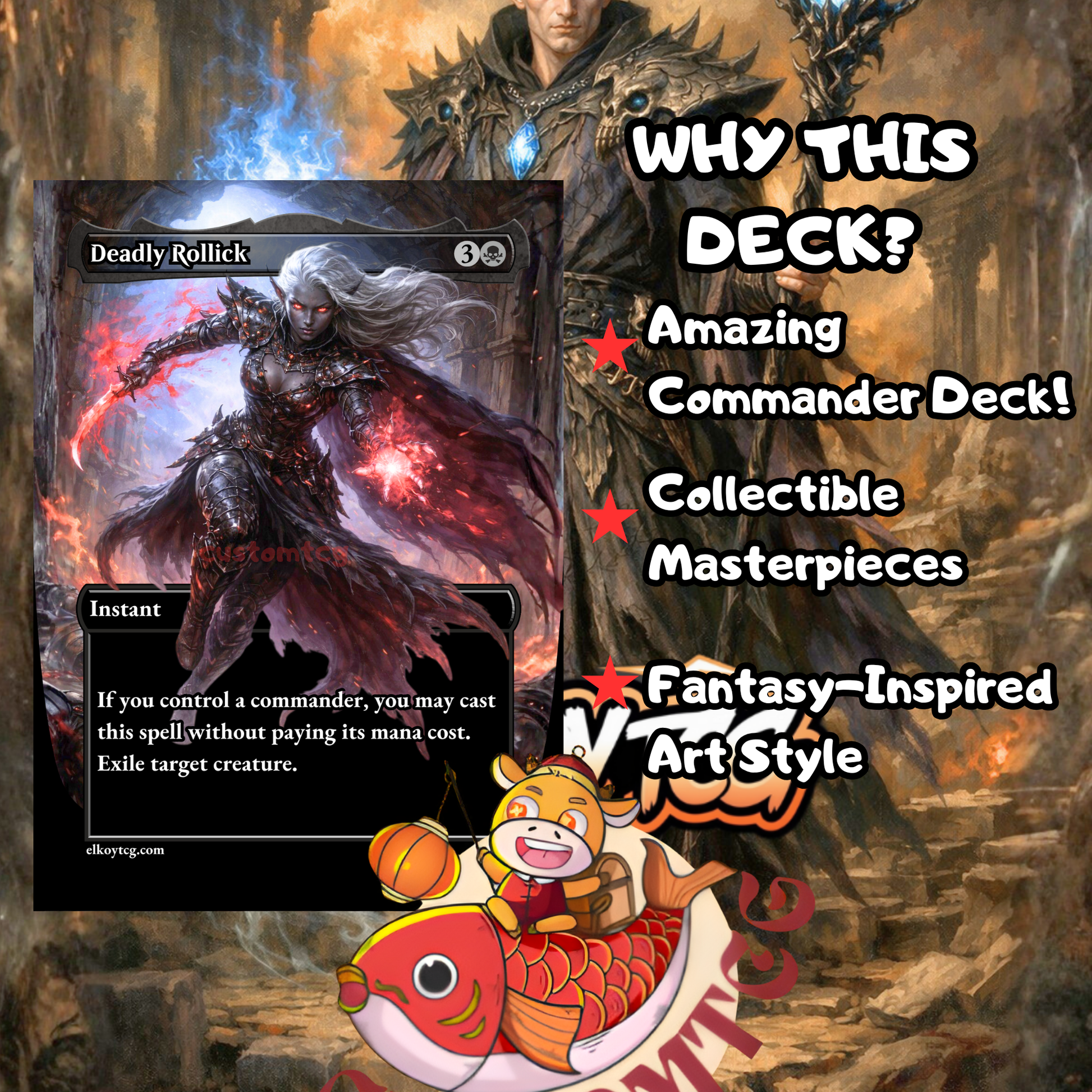 Jon Irenicus, Shattered One – Custom Deck⚡🧙