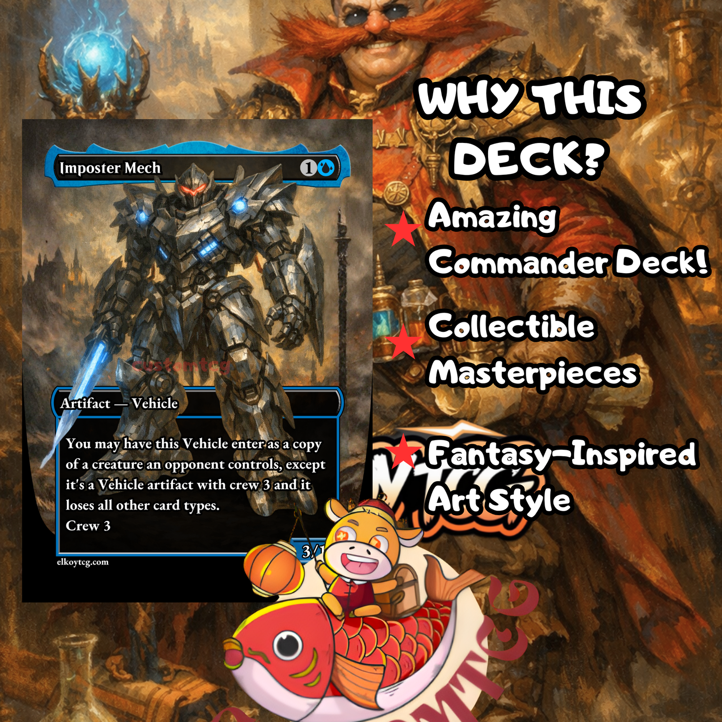 Dr. Eggman Custom Deck