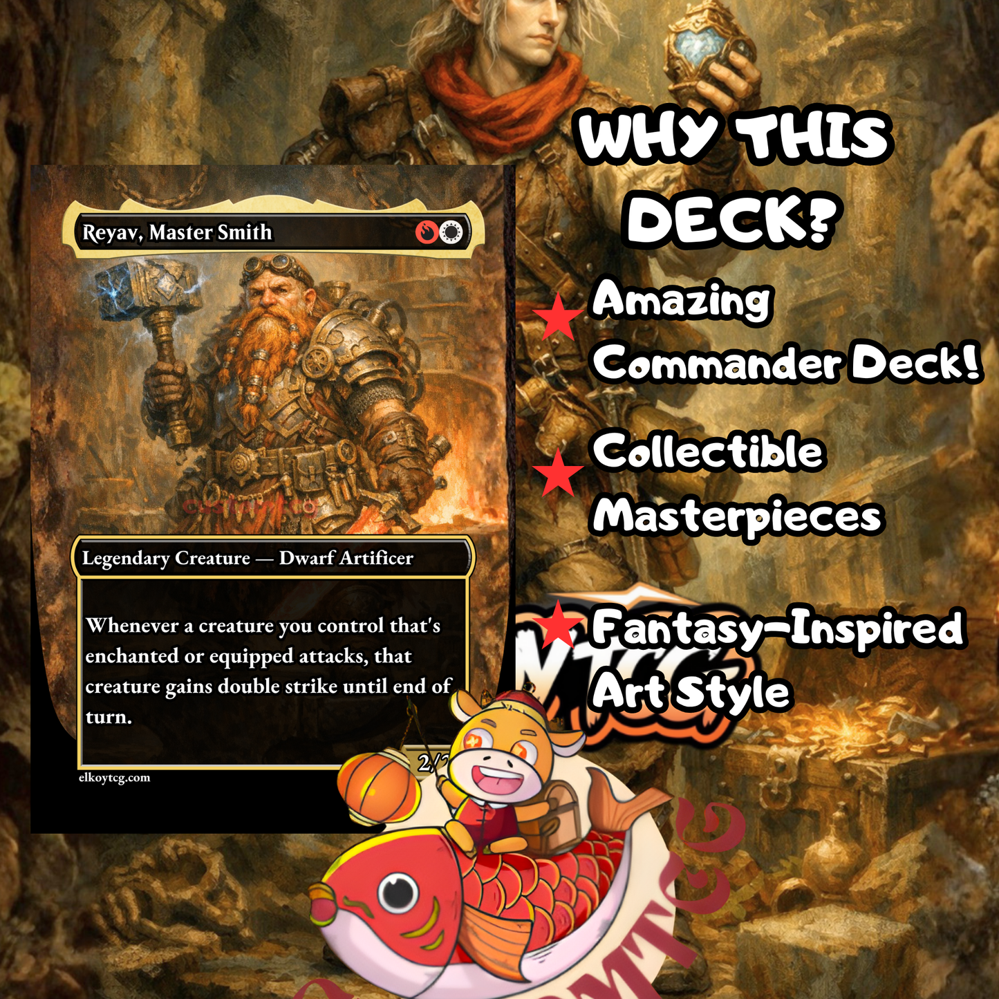Ardenn, Intrepid Archaeologist & Rograkh, Son of Rohgahh Custom Deck
