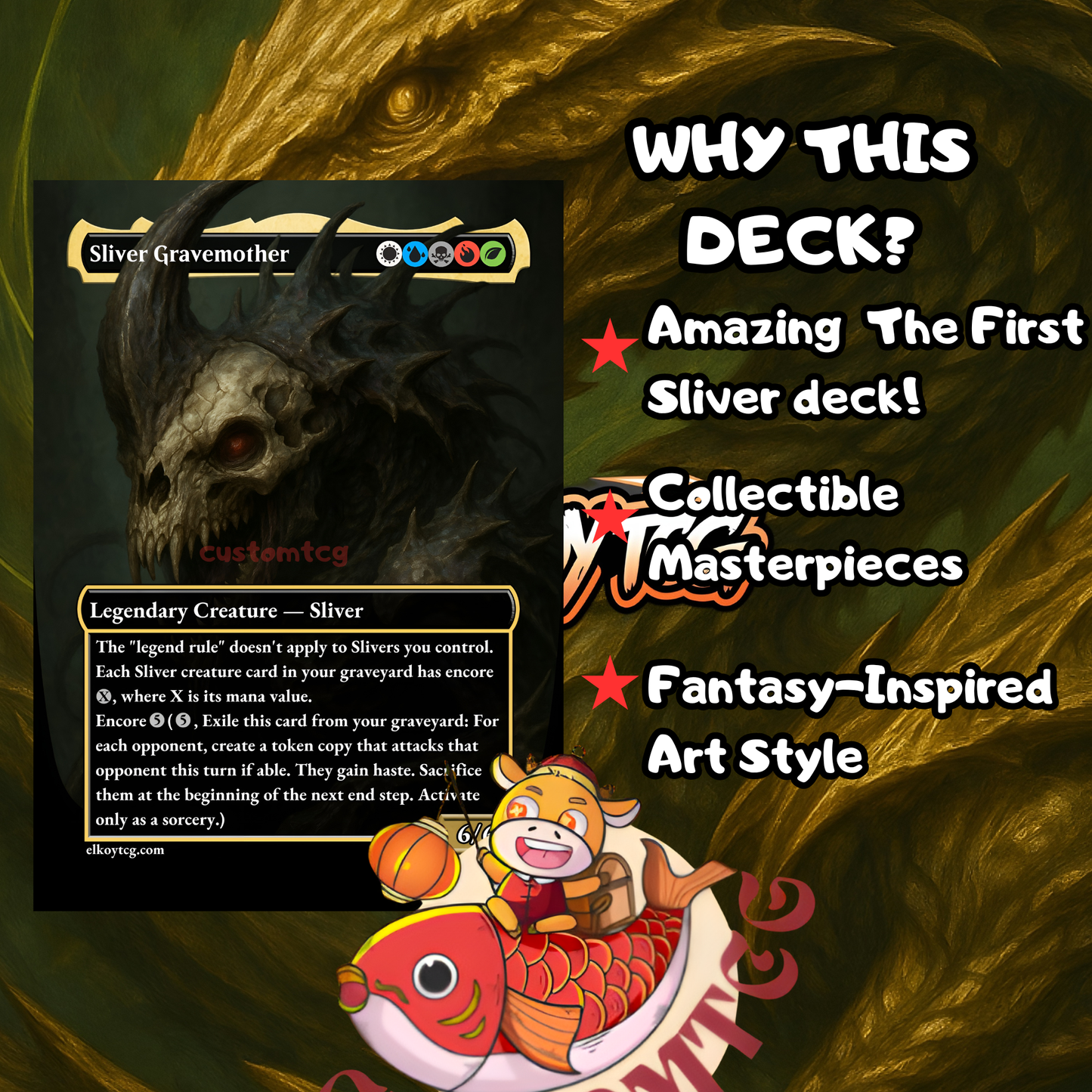 The First Sliver Custom Deck 🌟 - Bestseller 2024