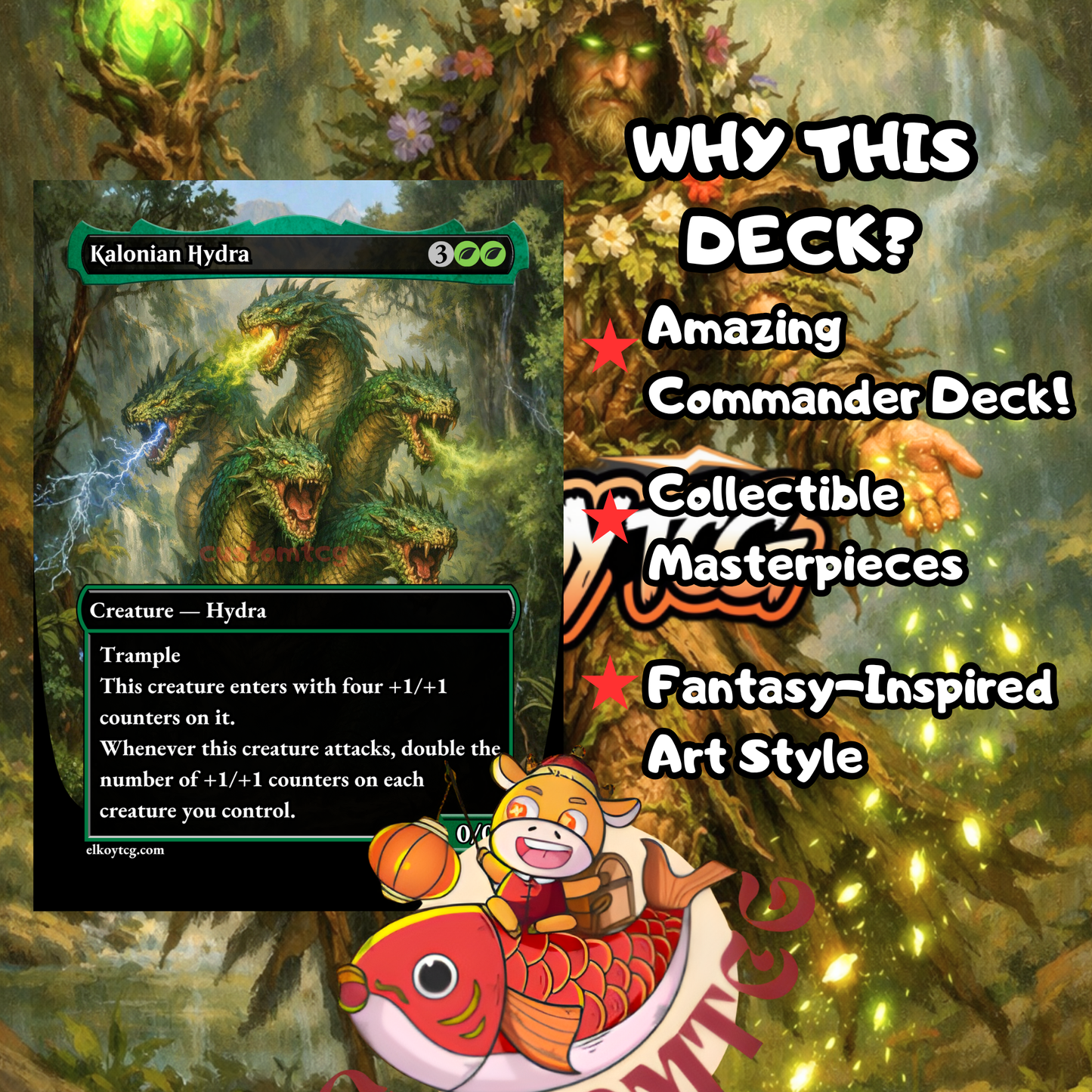 Bristly Bill, Spine Sower Custom Deck
