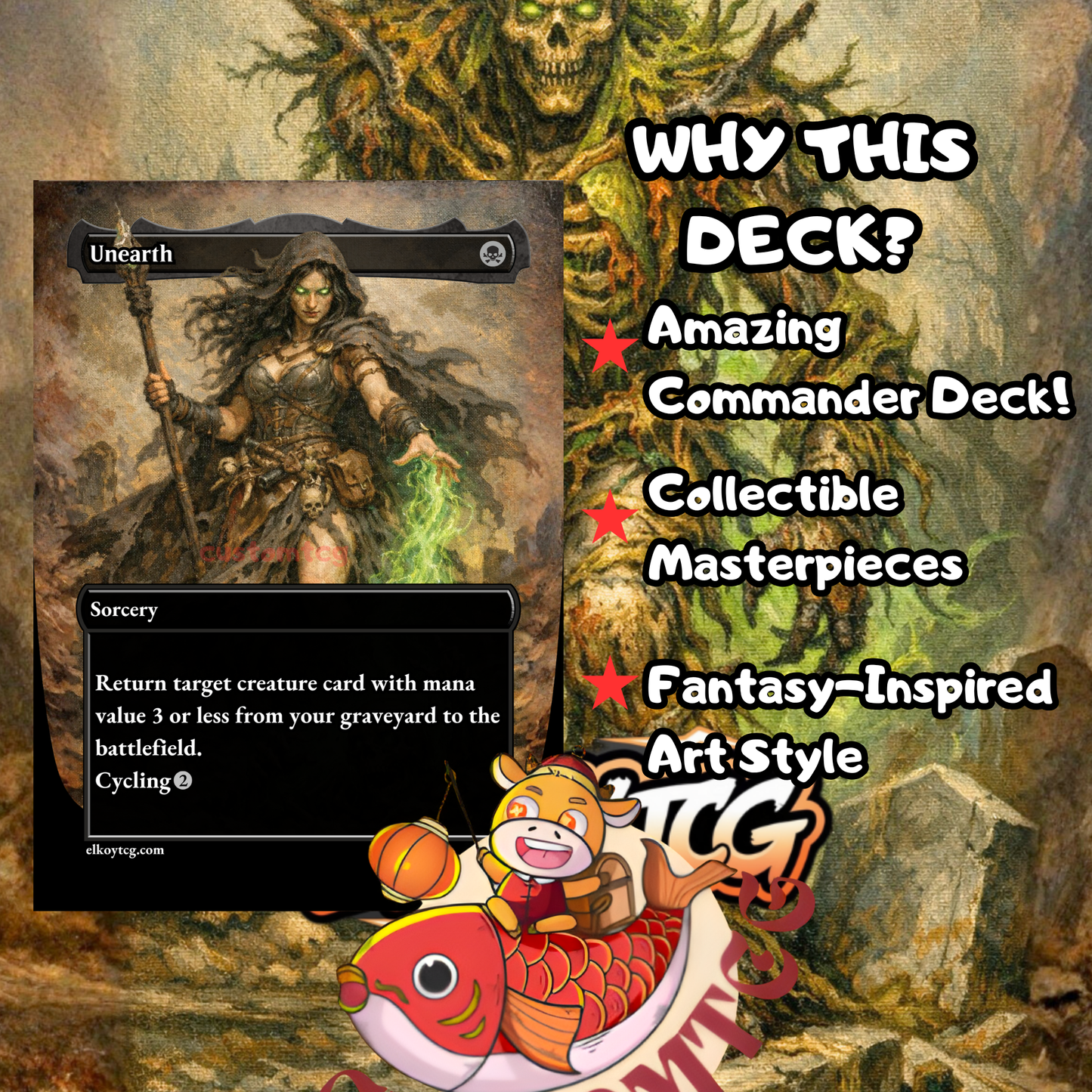 Skullbriar, the Walking Grave Custom Deck