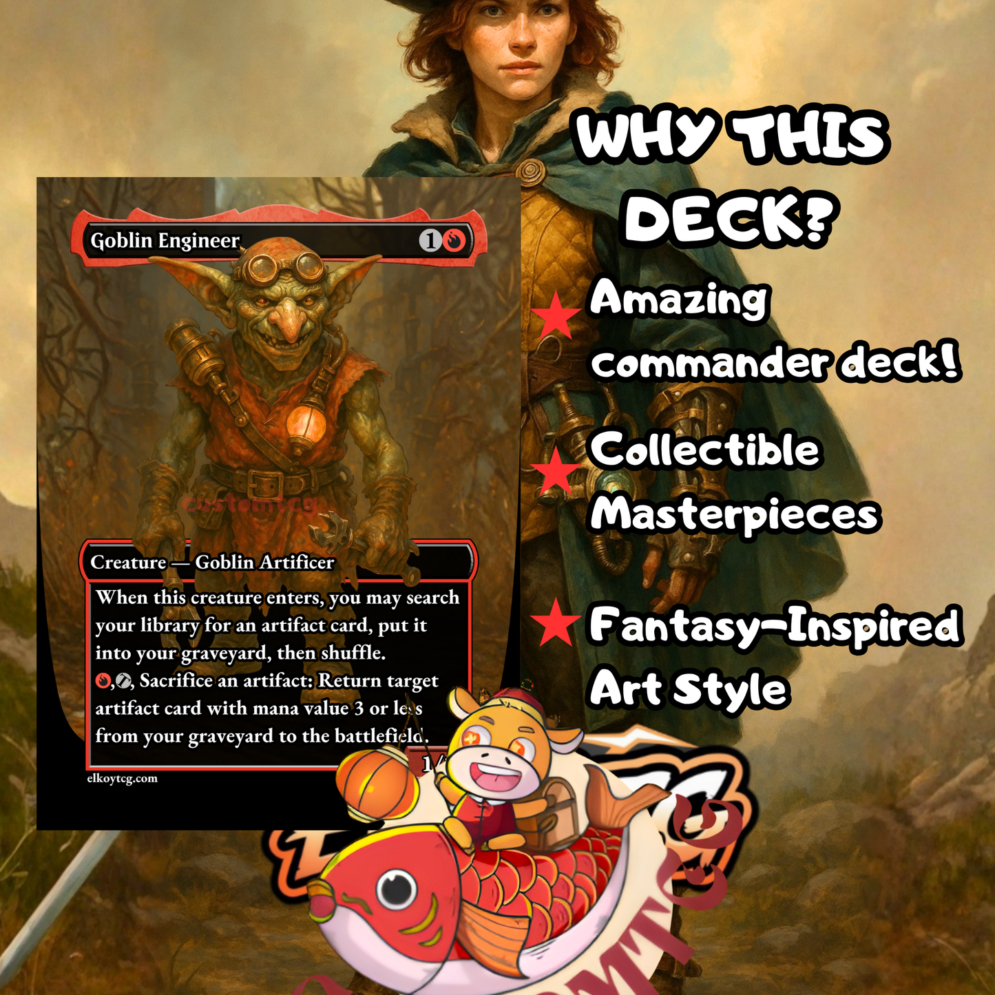 ⚙️ Sami, Wildcat Captain — Custom Commander Deck
